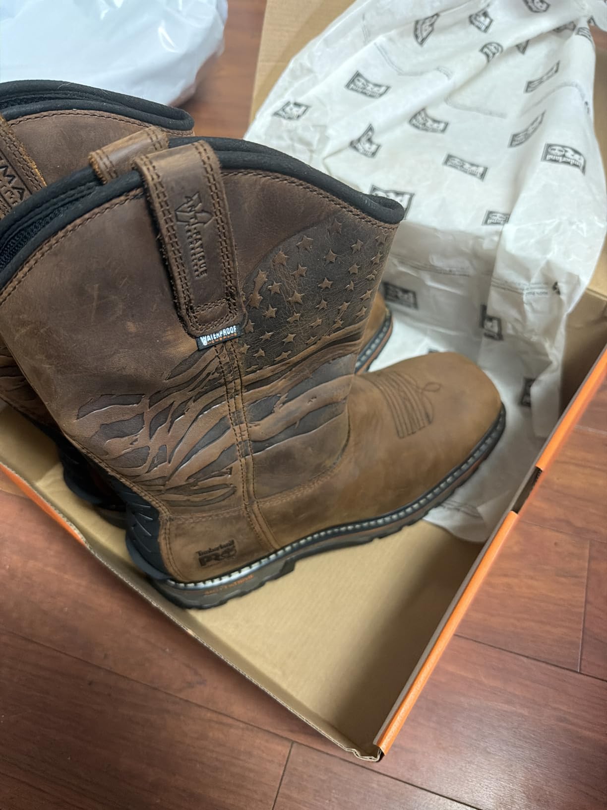 Timberland PRO True Grit Pull On Composite Safety Toe Waterproof Work Boot customer photo 2