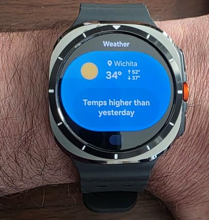 Samsung Galaxy Watch Ultra (2024) 47mm LTE AI Smartwatch w/Energy Score, Wellness Tips, Heart Rate Tracking, Sleep Monitor, Fitness Tracker, GPS,Titanium Silver [US Version, 1Yr Manufacturer Warranty] customer photo 2