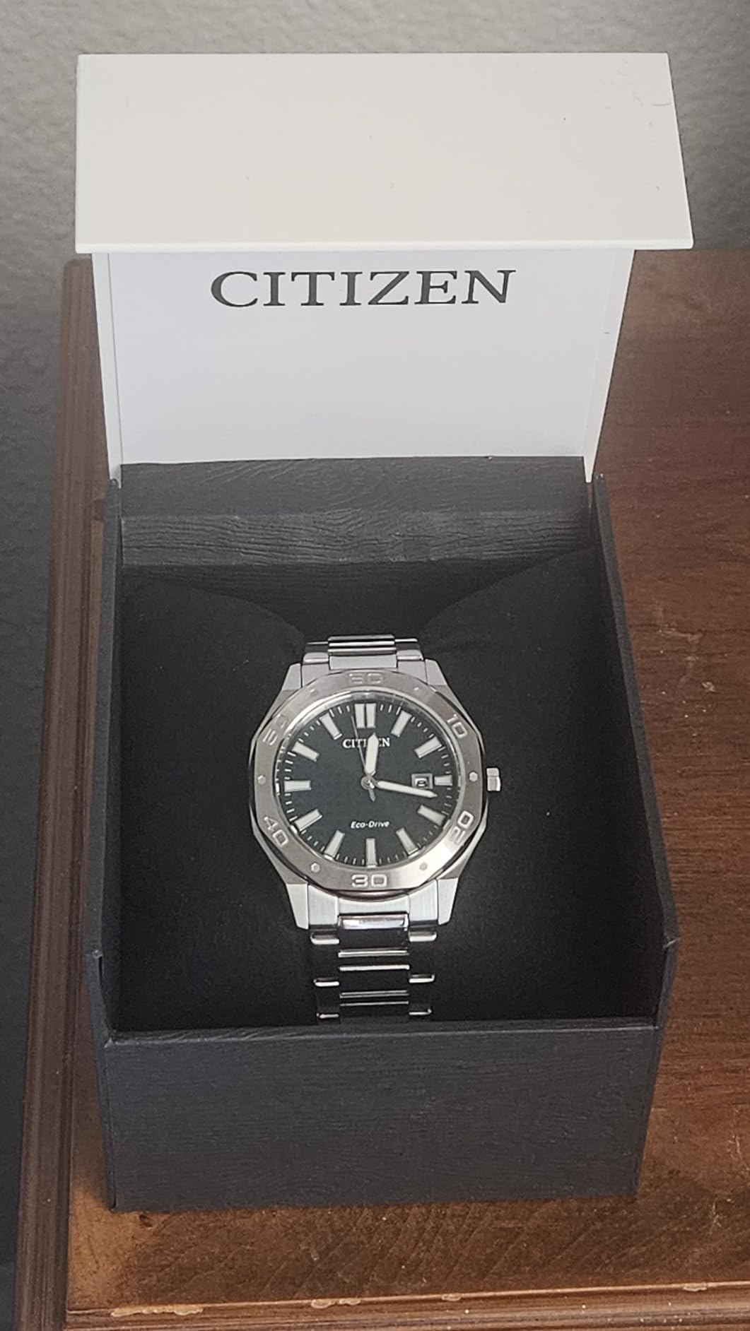 Men's Eco-Drive Sport Casual Odyn Watch, Stainless Steel Watch, 3 Hand, Date customer photo 2