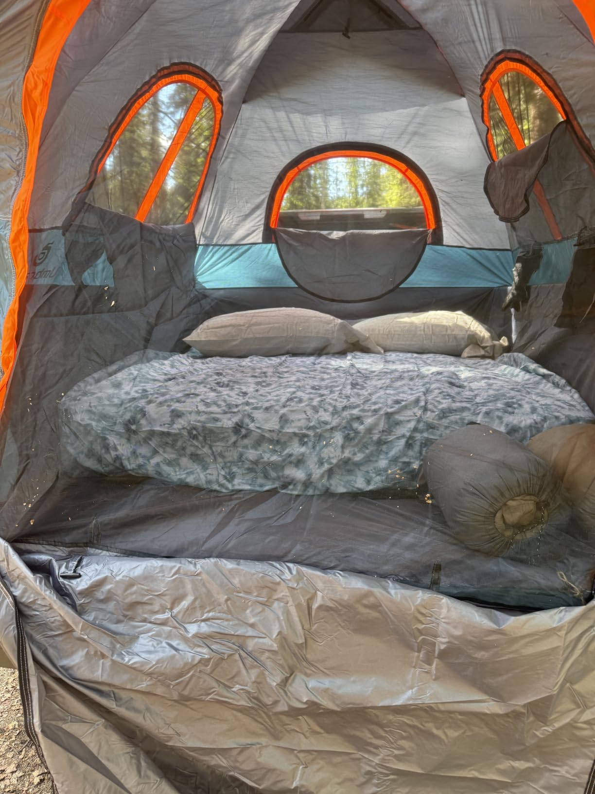 Umbrauto Truck Bed Tent with Awning: 6.4-6.7FT PU3000mm Waterproof Tailgate Pickup Truck Tents, Easy Set-up for 2 Person, Fits Full Size Short Bed, Chevy, Dodge, Ford, GMC, Green customer photo 1