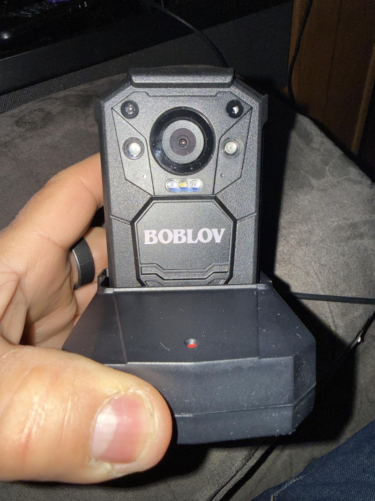 BOBLOV KJ23Pro 2K Body Camera, 128GB Body Worn Camera with Night Vision, 4000mAh Battery for 15 Hours Continuous Recording, with Car Suction for Dashcams, Law Enforcement, Security, Outdoor Work customer photo 1