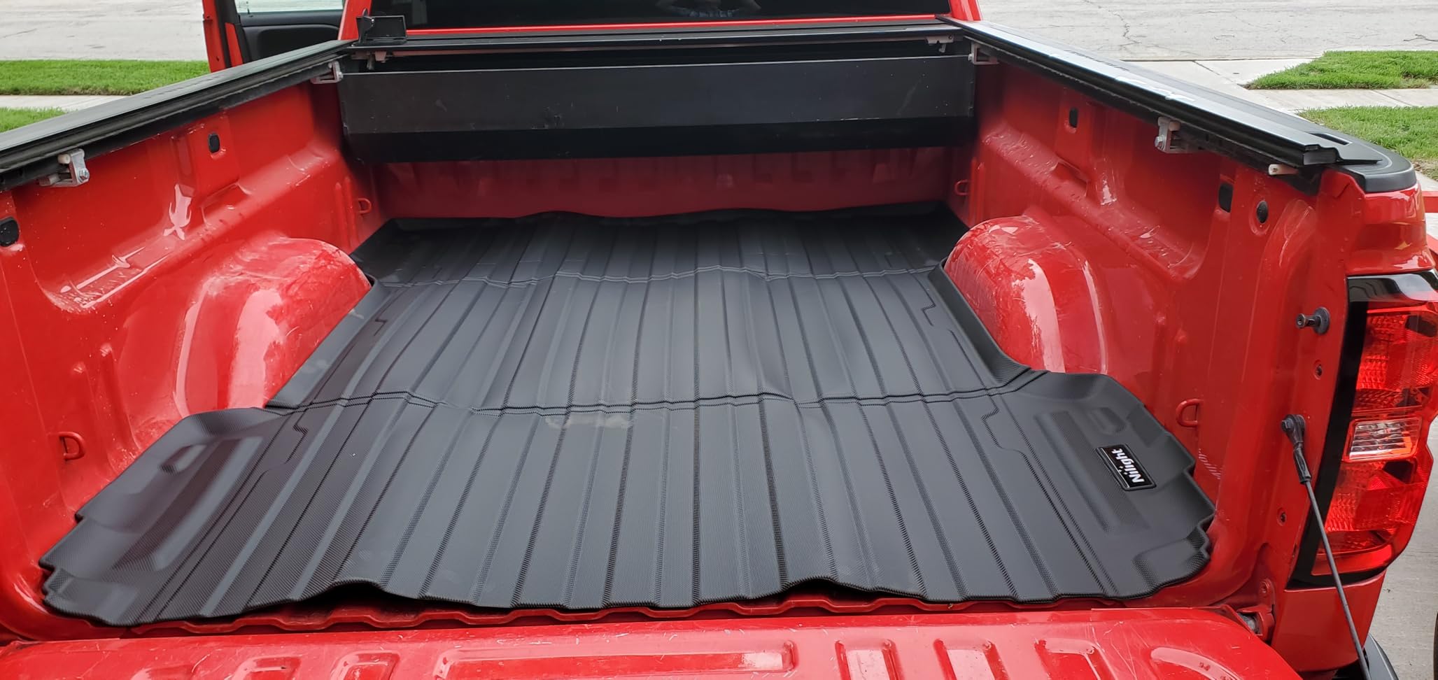 Nilight Rubber Truck Bed Mat 8 Foot Heavy-Duty, Anti-Slip 4 x 8 Rubber Pickup Bed Mats, Durable & Weathertech, Trim-to-Fit Design, 1-Pack customer photo 1
