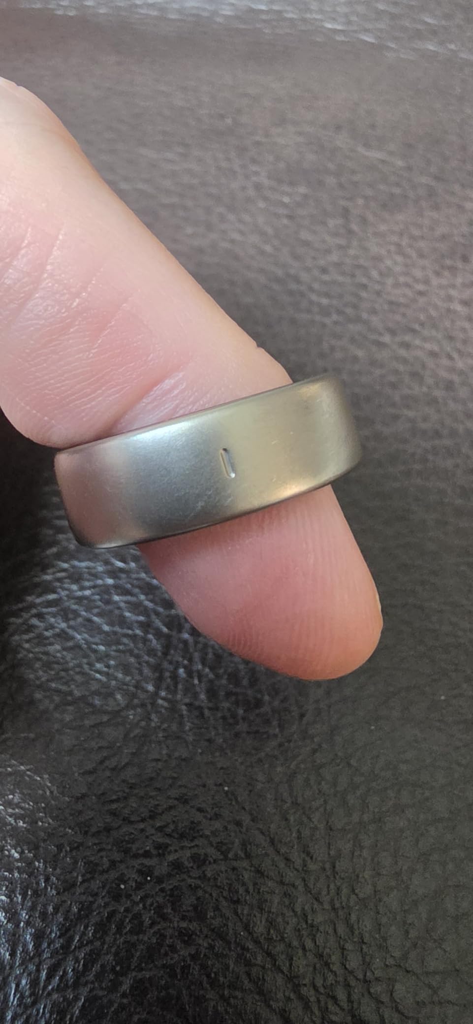Amazfit Helio Smart Ring Health Tracker, Fitness Tracker Ring, No Subscription, Monitors Sleep, Heart Rate & Stress, Titanium Alloy, Fast 1.4-Hr Charging, Water-Resistant, Size Before You Buy (Size 10) customer photo 2