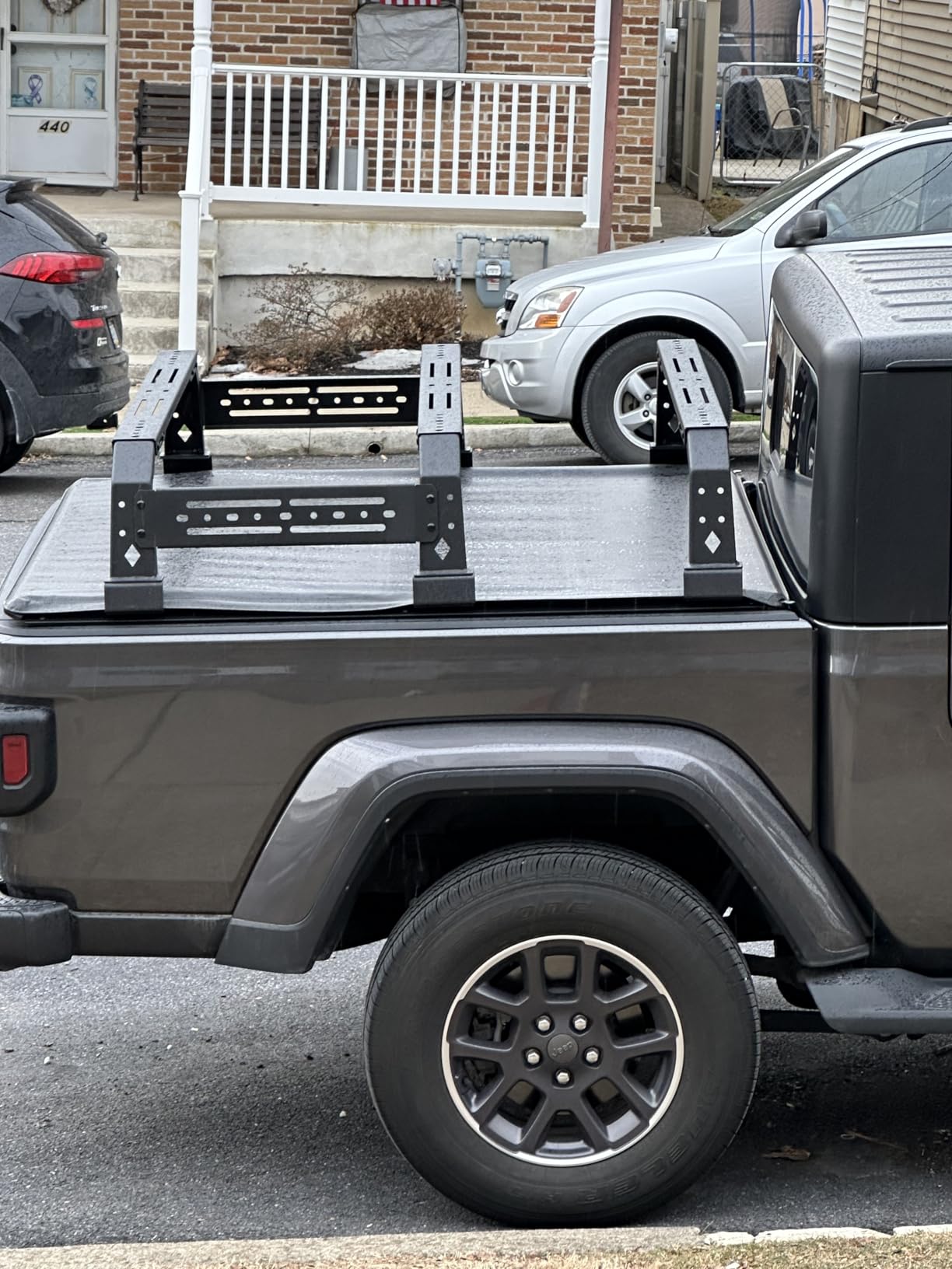 Overland Bed Rack for Full-Size & Mid-Size Pickup Truck, Compatible with Tonneau Cover, No Drilling Installation customer photo 2