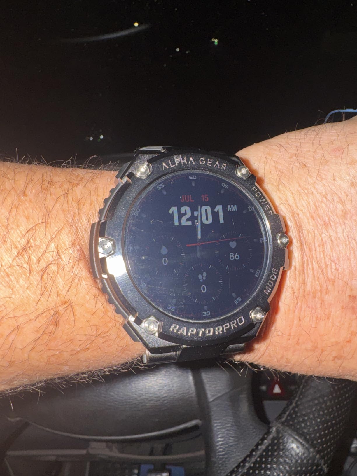 ALPHAGEAR Raptor PRO Smartwatch for Men, Tactical Military Smart Watch, 800mAh 21-Day Battery, Bluetooth Calling, Voice Assistant, IP68 + 5ATM Water Resistant customer photo 1