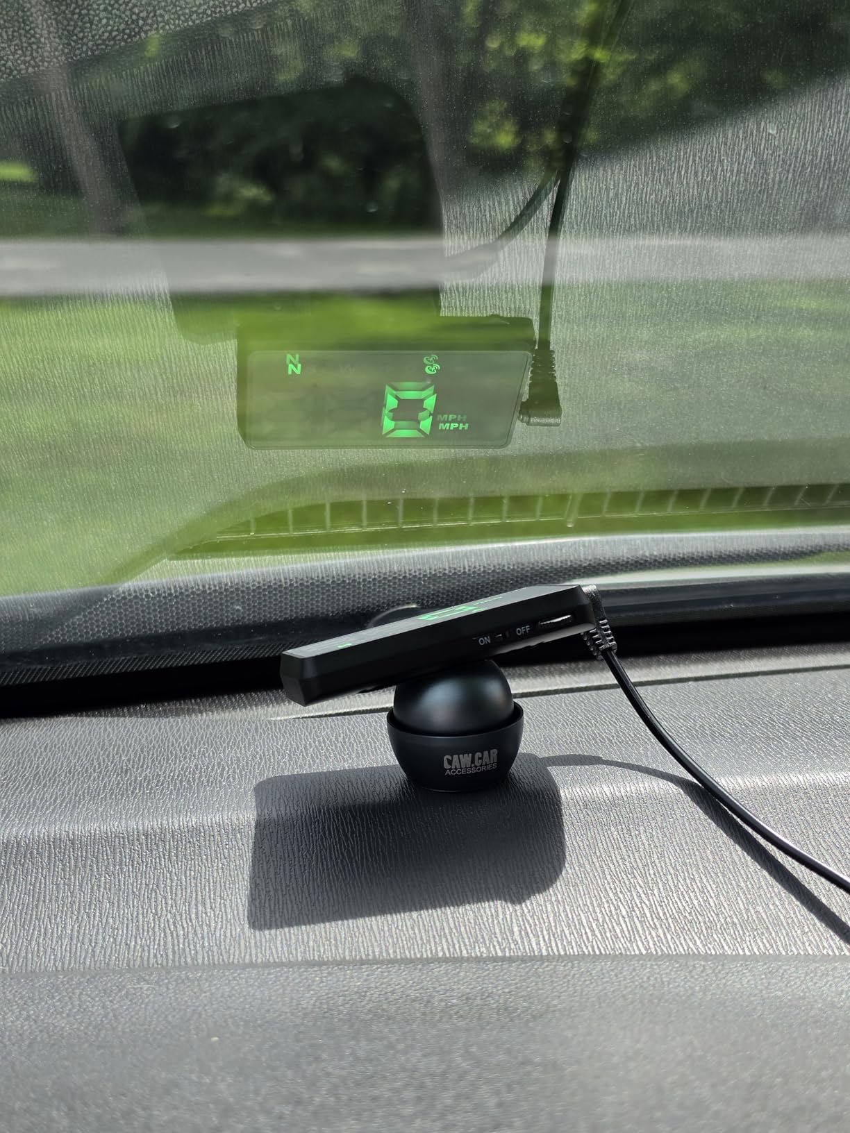 Heads up Display for Cars, Car HUD, Head up Display for Car, Car Speedometer Display, Automatic Brightness Adjustment, Speeding Alert, USB Cable Plug & Play customer photo 1