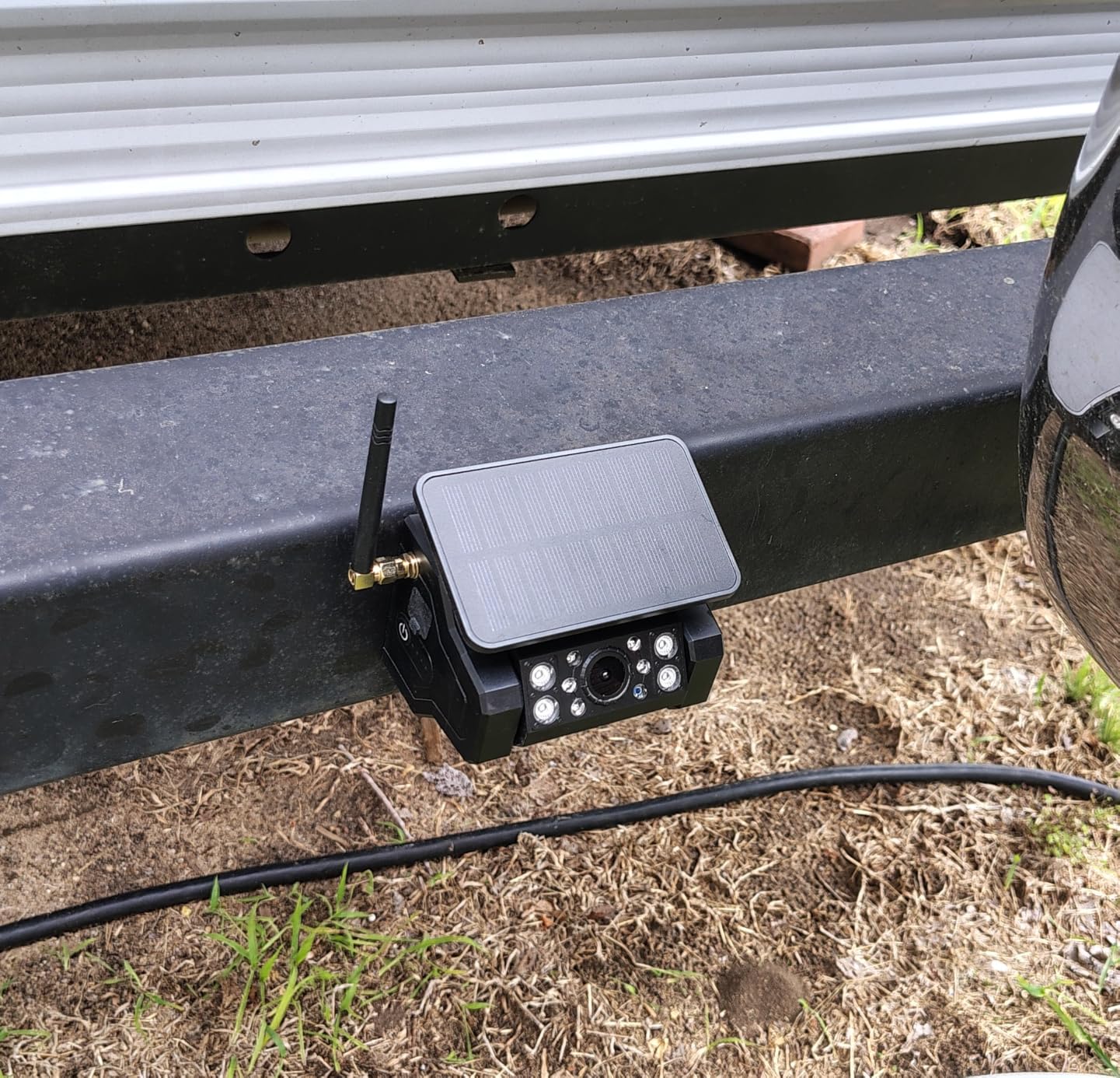 RV Backup Camera with Solar Magnetic: Long Distance No Signal Delay, 7 Inch Touch Key Monitor with Recording, HD 1080P Wireless Backup Camera for Trailer, 5th Wheel, Camper customer photo 1