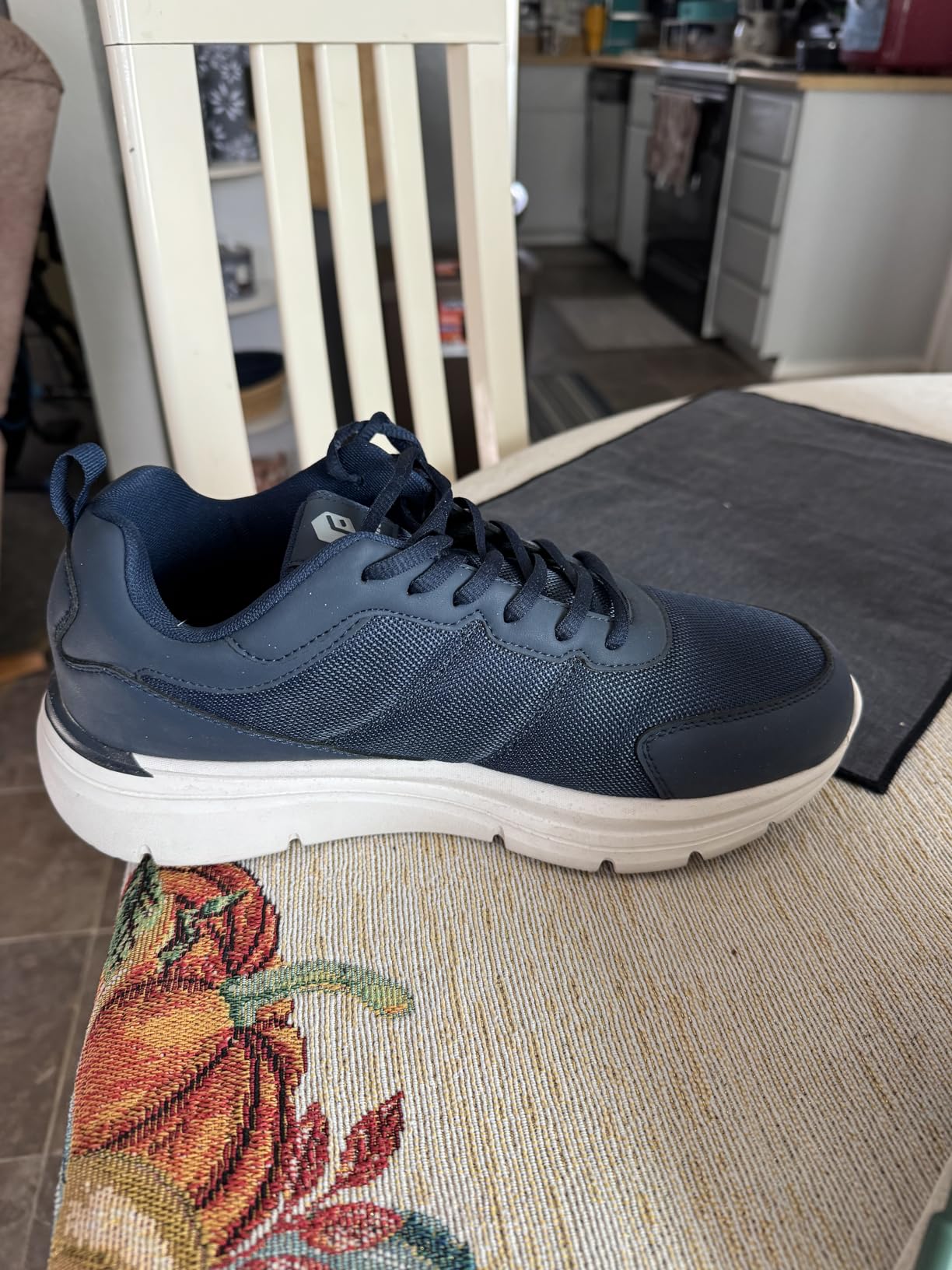 Men's Walking Shoes Wide Width Lightweight Comfortable Sneakers Max Cushioning Shoes for Plantar Fasciitis Relief customer photo 2