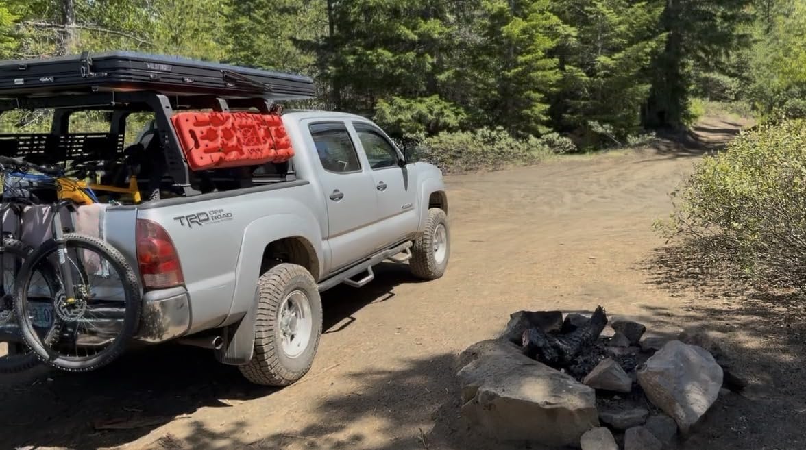 Nilight Recovery Off-road Traction Boards with Jack Lift Base 2 Pcs Red | Emergency Tire Ladder Mats For 4WD 4X4 Mud Sand Snow with 2PCS Mounting kit Carry Bag 2 leashes customer photo 1