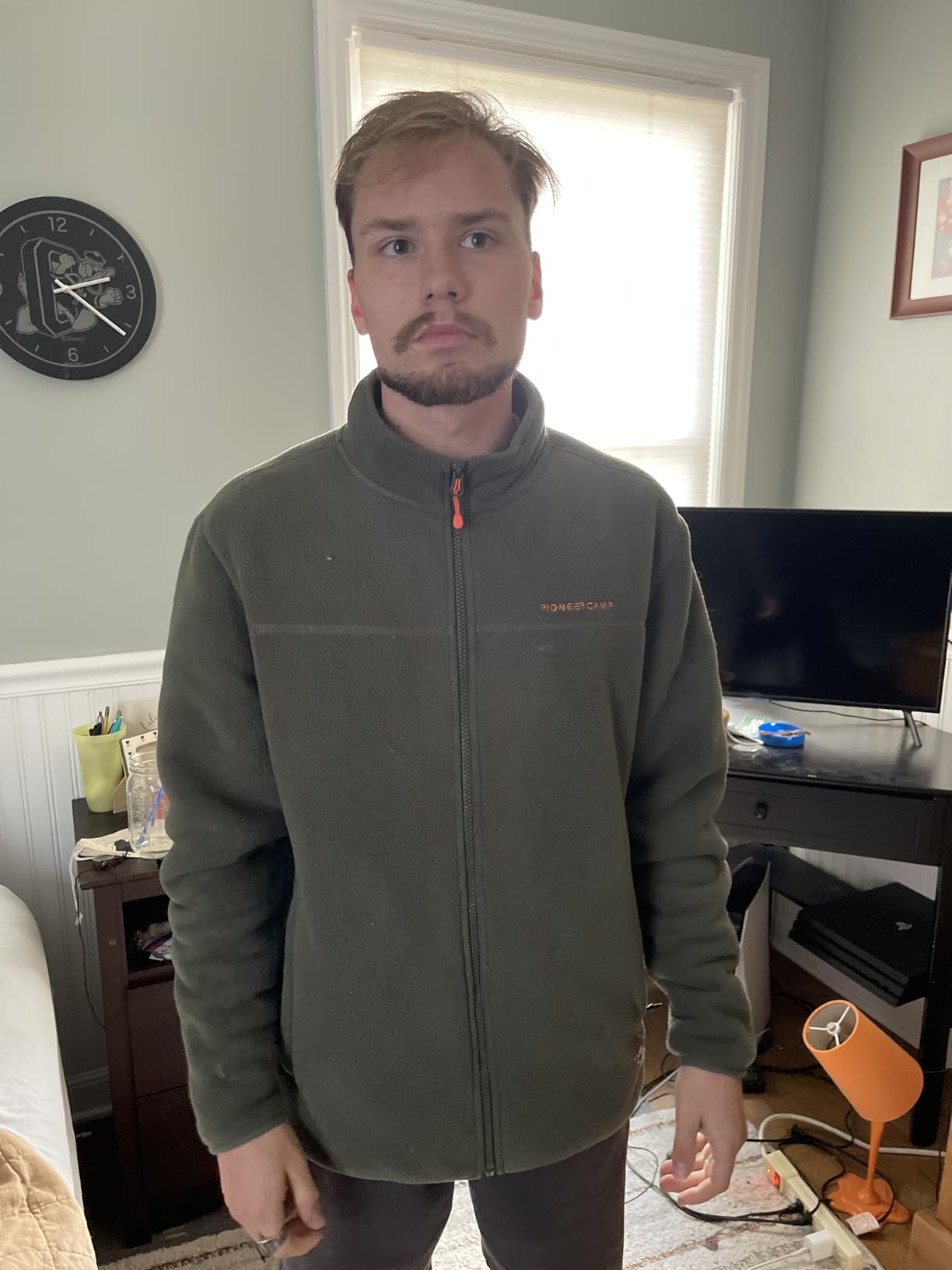 Pioneer Camp Men's Polar Fleece Sherpa Lined Jacket Warm Full Zip Up Thick Jacket Soft Outwear Winter Coat with Zipper Pocket customer photo 1