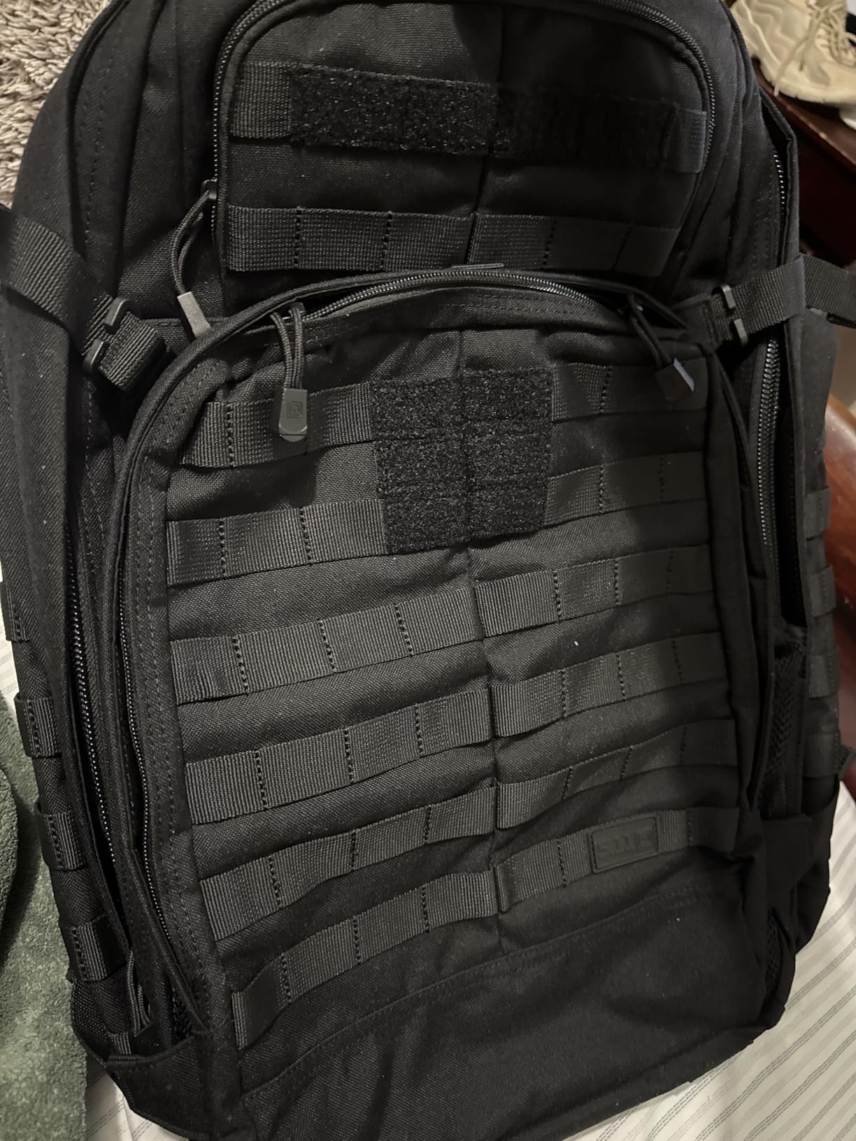 5.11 Tactical Rush 72 2.0 Tactical Backpack 55L Molle Laptop, Duty Tech Bag | Style 56565ABR, 55L Large Military Pack, Laptop Compartment, Hydration Ready, 1050D Nylon customer photo 1