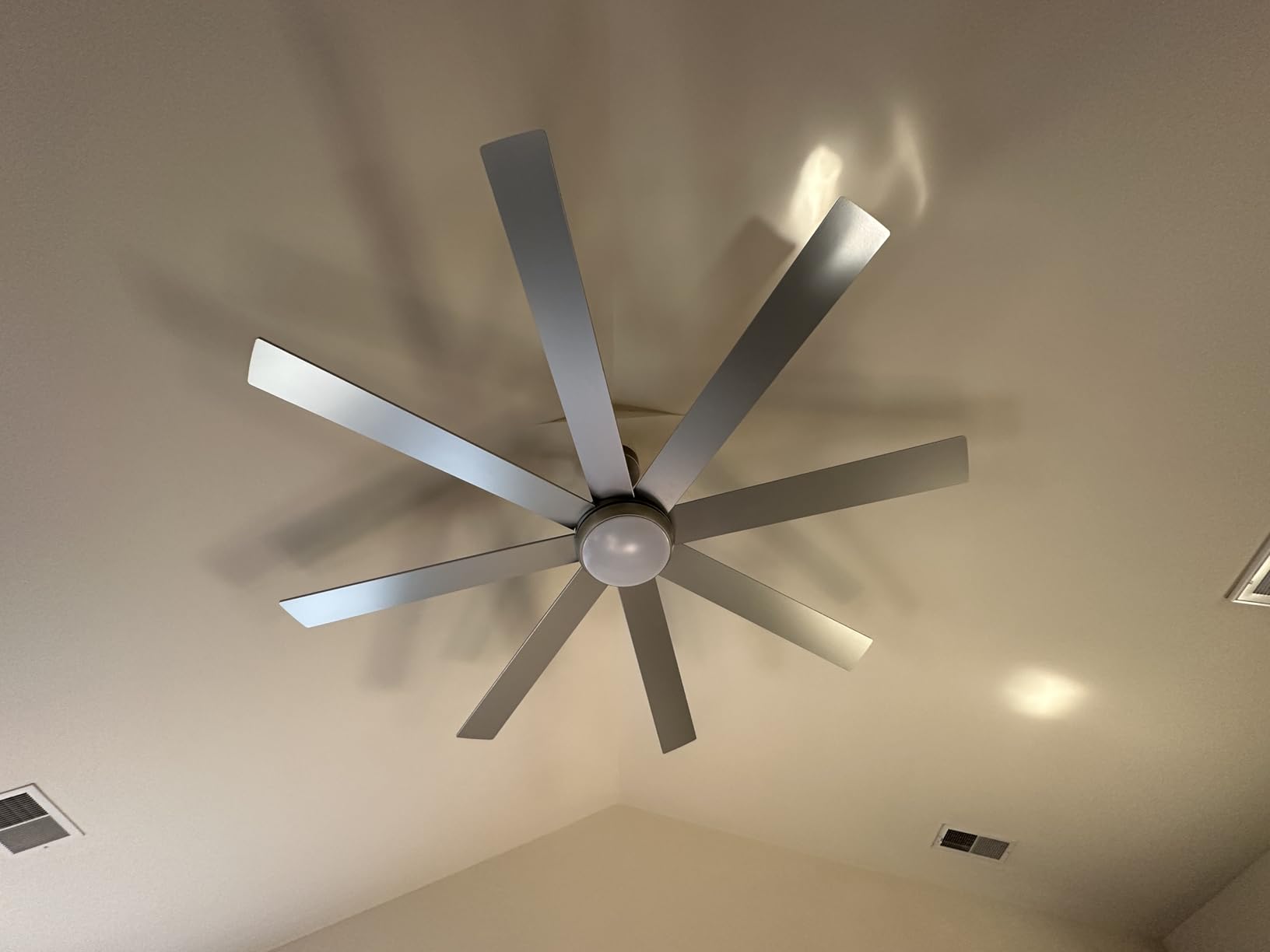 addlon 72 Inch Large Ceiling Fans with Lights, Black Ceiling Fan with Remote Control, Reversible, 5CCT, Dimmable, DC Motor, Modern Ceiling Fan for Living Room, Kitchen, Patio Indoor/Outdoor Use customer photo 2