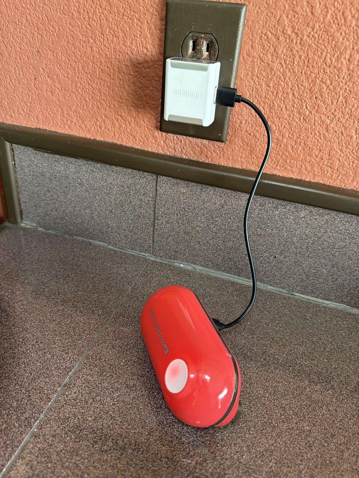 Kitchen Mama Mini Plus Rechargeable Electric Can Opener, Red | USB-C Charging, Hands-Free Auto Stop, Cordless Smooth Edge, Compact for Seniors with Arthritis, Home and Travel customer photo 2