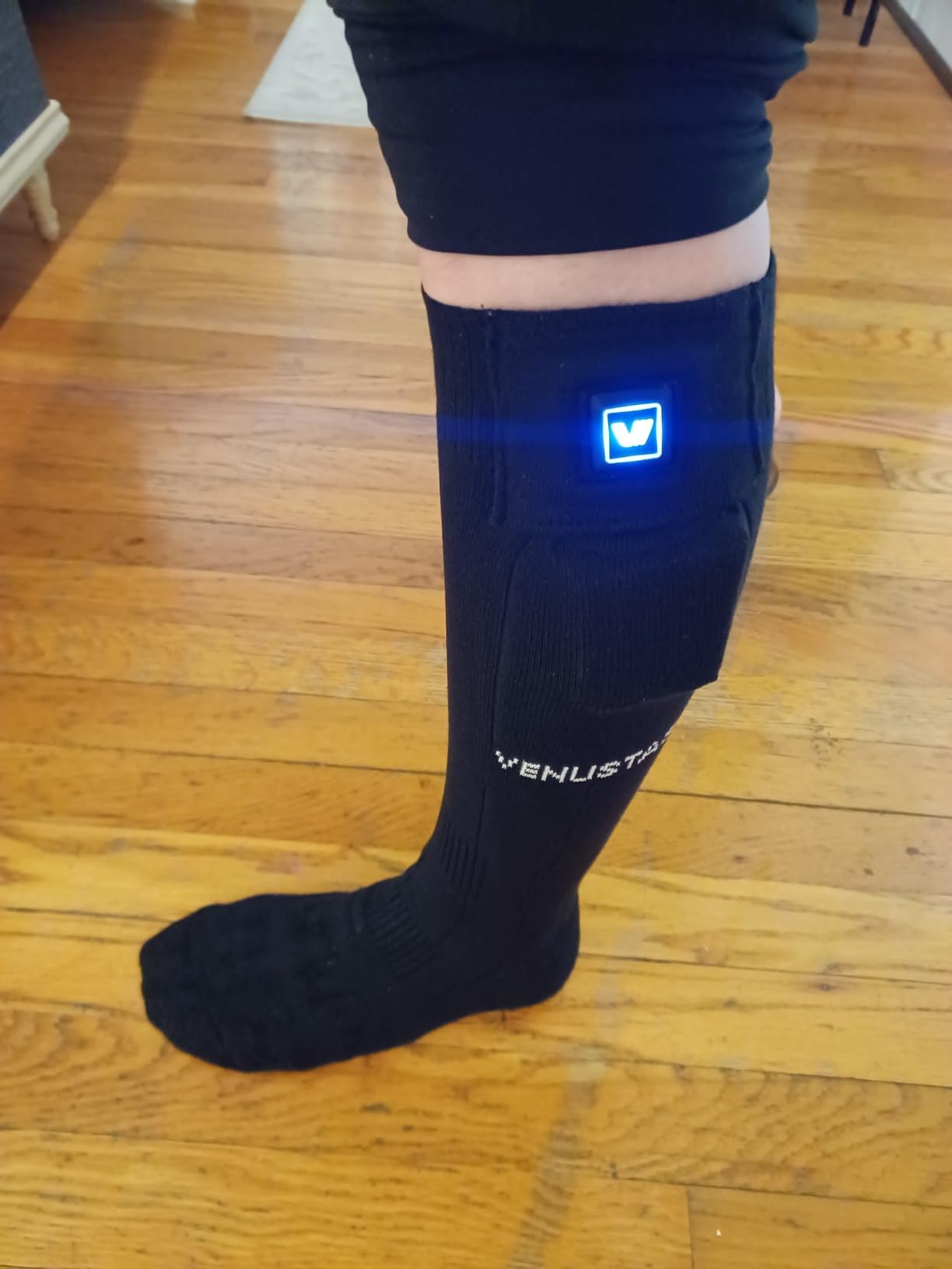 Venustas Heated Socks for Men Women, Rechargeable Electric Sock with Batteries, 3D Half-Sole Heating for Ski Hunting customer photo 2