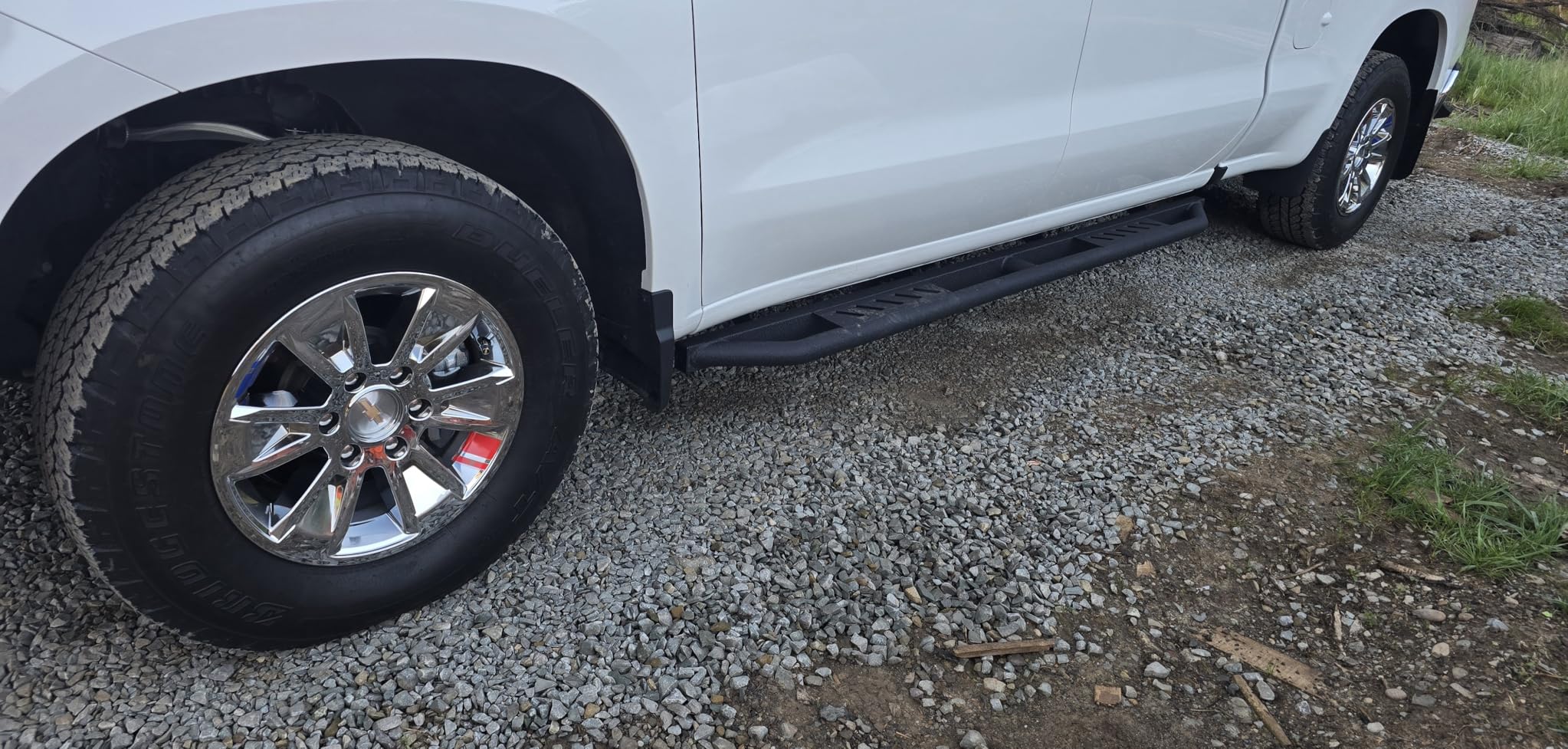 Tyger Auto Trax Side Steps Compatible with 2019-2026 Chevy Silverado GMC Sierra 1500; 2020-2026 2500 3500HD | Crew Cab | TG-TX7C29758 | Textured Black Rail Running Board customer photo 1