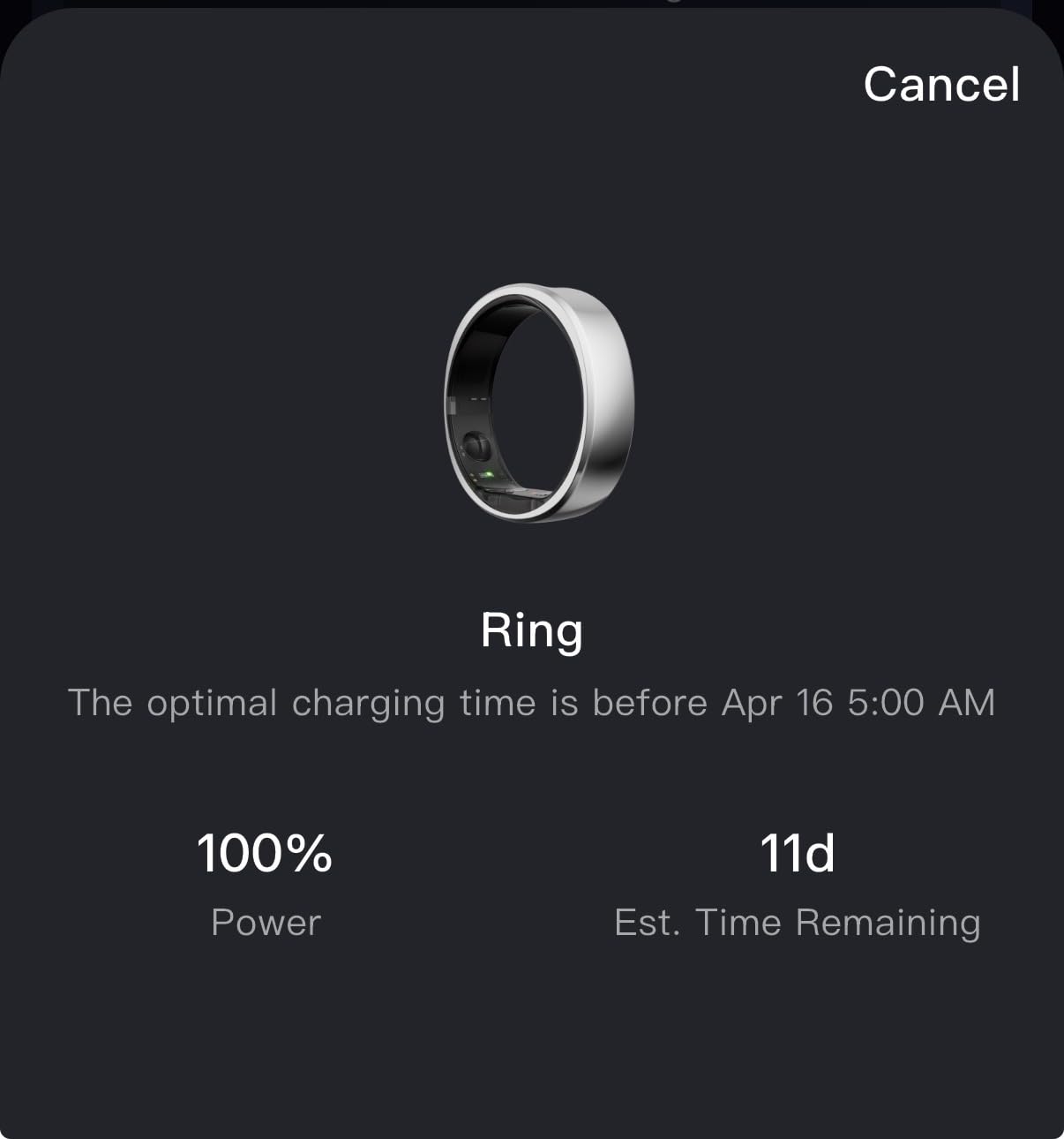 RingConn Gen 2, World's First Smart Ring with Sleep Apnea Monitoring, No APP Subscription, 12-Day Battery Life, Stress/Heart Rate/Women's Health Tracker, Android & iOS Compatible (Gold, Size 8) customer photo 2