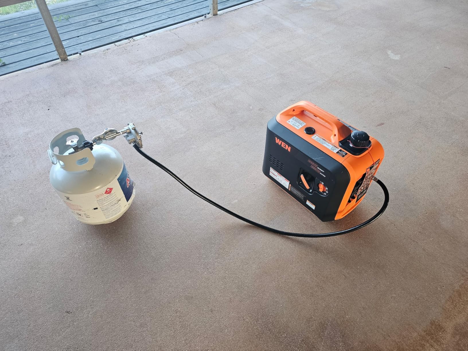 WEN 2800-Watt Dual Fuel Inverter Generator, Quiet, Portable, and Lightweight with Fuel Shut Off and CO Watchdog (DF280iX) customer photo 1