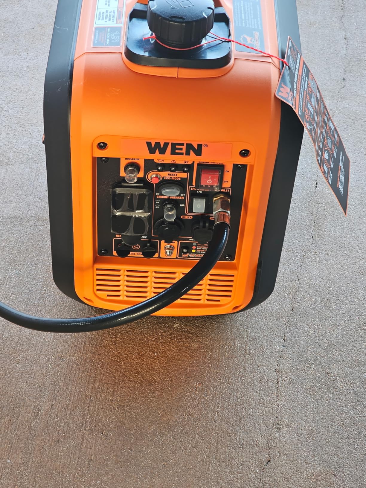 WEN 2800-Watt Dual Fuel Inverter Generator, Quiet, Portable, and Lightweight with Fuel Shut Off and CO Watchdog (DF280iX) customer photo 2
