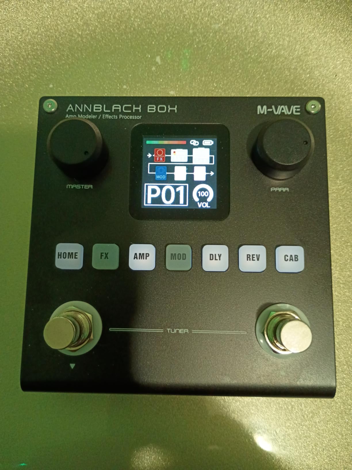 M-VAVE Loop Pedal Pro- 40 Mins Looping Time 9 Loops Professional Guitar Looper Pedal With Tuner for Electric Guitar One-Step Looping Unlimited Overdubs Undo Redo customer photo 1