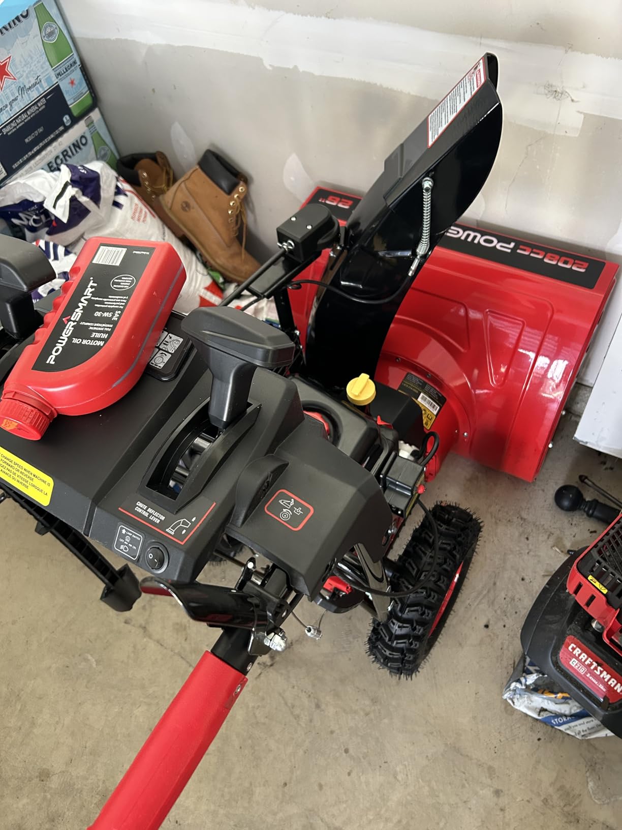 PowerSmart 26-Inch Self-Propelled Gas Snow Blower, Powered by B&S 208cc Engine, Electric Start, 13-Inch Snow Tires, Handle Warmer, Two-Stage Snow Blowers with LED Lights customer photo 1