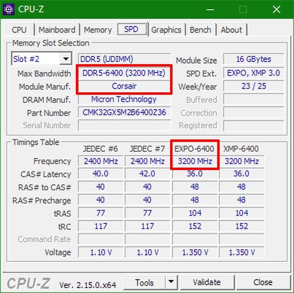CORSAIR Vengeance DDR5 RAM 32GB (2x16GB) Up to 6400MHz CL36-48-48-104 1.35V AMD EXPO Intel XMP 3.0 Desktop Computer Memory - Gray customer photo 2