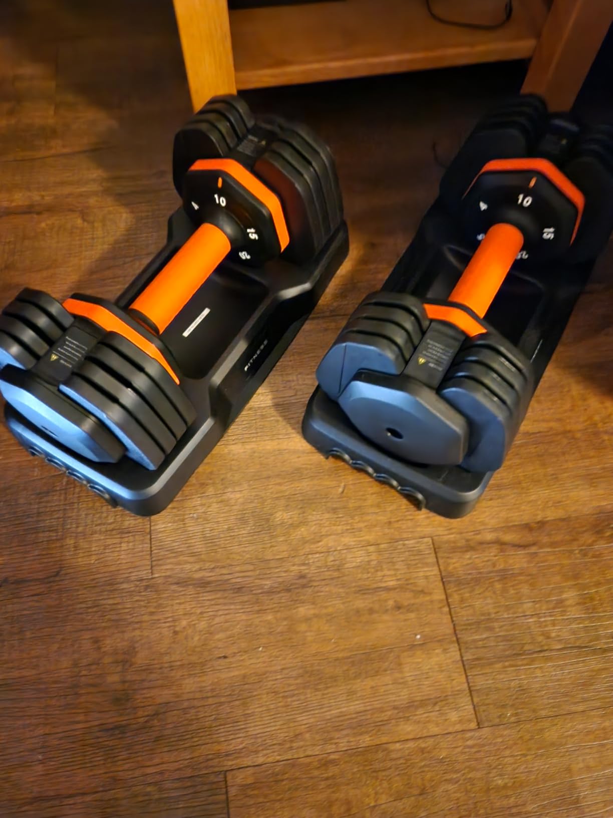 2026 FDB2 Updated Adjustable Dumbbell Set of 2, 5-in-1/10-in-1 Weights Dumbbell Set with Storage Box, 25lbs/55lbs Adjustable Weights with Anti-slip Silicone Grip customer photo 2