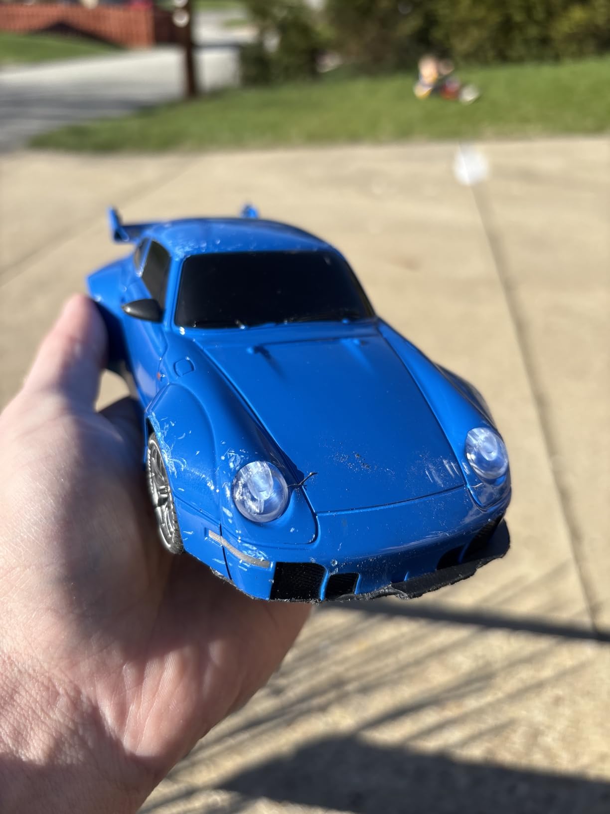 ACAMMZAR RC Drift Car, 1:24 Remote Control Car for Kids, 20KM/H 4WD High Speed RC Cars with LED Lights, Two Batteries, Extra Drifting Tires, Vehicle for Adults Boys Girls customer photo 1