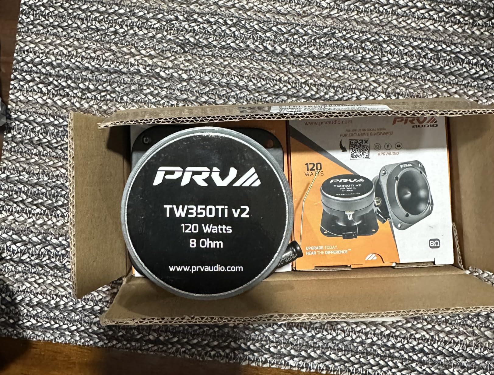 PRV AUDIO Car Audio Tweeters TW350Ti v2 - 240 Watts Titanium Bullet Tweeters Pair - 3 Inch PRO Audio Compact Design customer photo 1