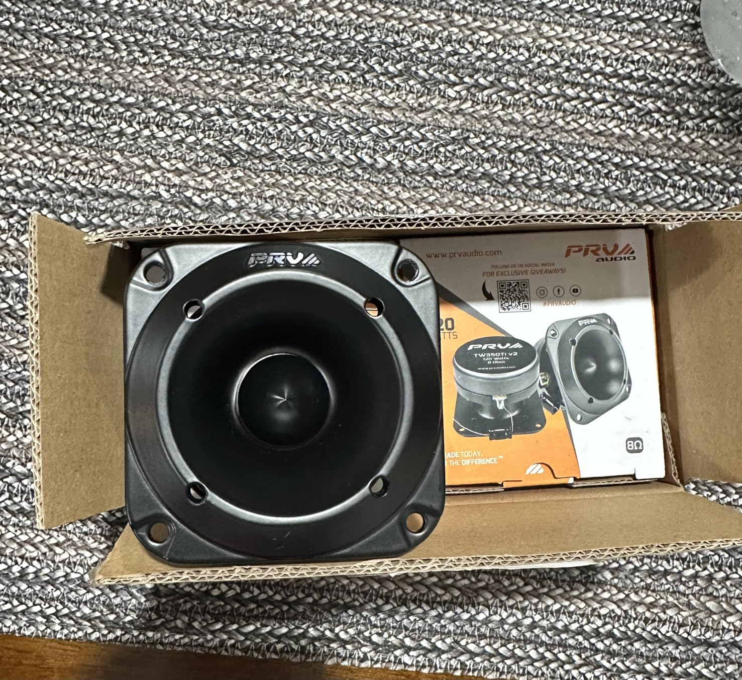 PRV AUDIO Car Audio Tweeters TW350Ti v2 - 240 Watts Titanium Bullet Tweeters Pair - 3 Inch PRO Audio Compact Design customer photo 2