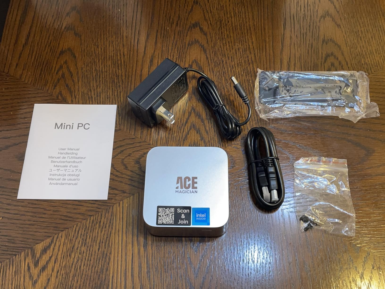 ACEMAGIC Mini PC Windows 11 Pro, AMD Ryzen R2544(Beat 4300U/3500U, up to 3.7GHz), 16GB DDR4 RAM 256 SSD Mini Computers, 28W MAX Desktop 4K Triple Display/HDMI/WiFi/BT/LAN for Home Office Business customer photo 1