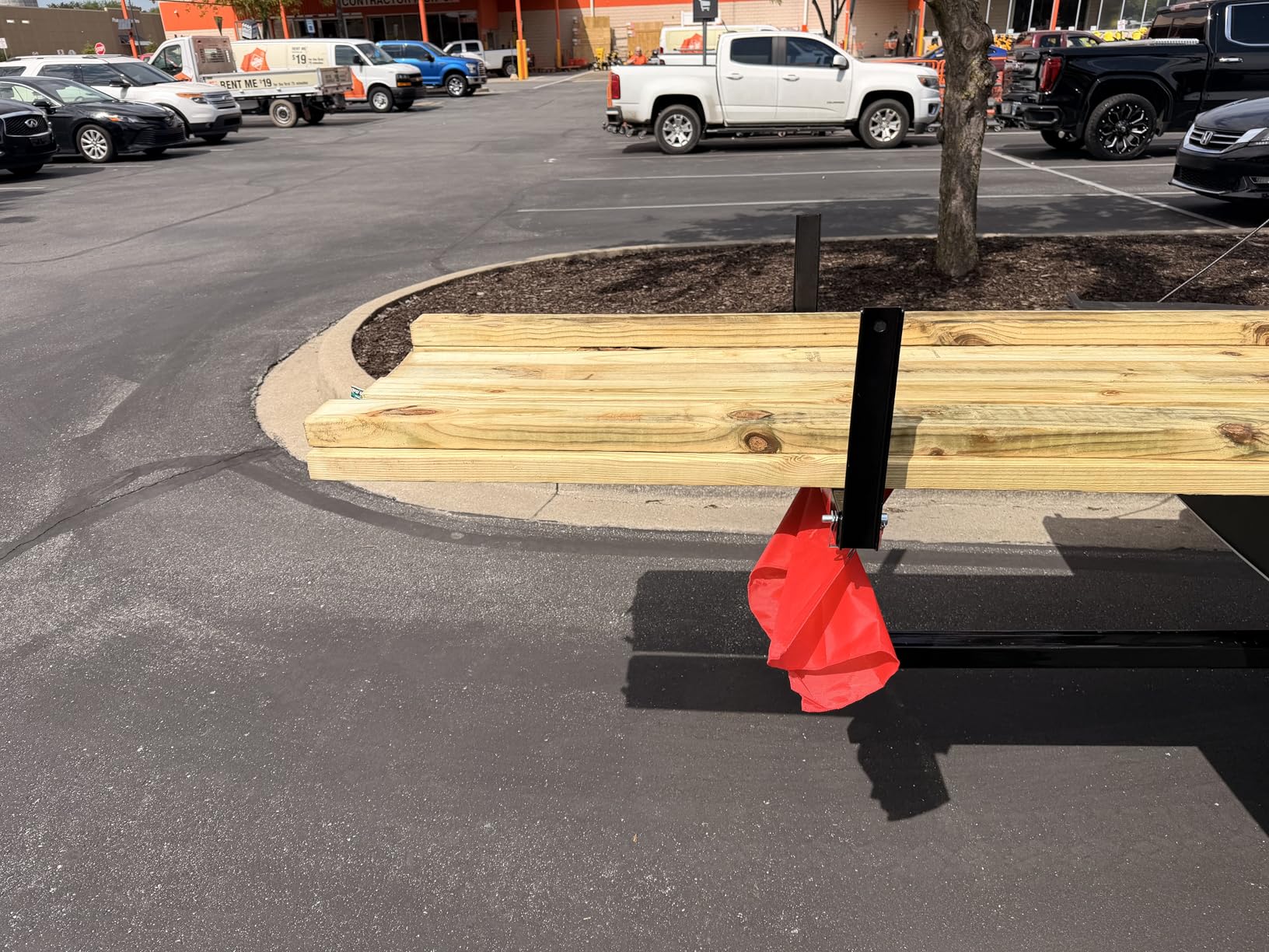 Truck Bed Extender, Pickup Truck Bed Extender Hitch Mount | 500lbs Capacity, 2 in 1 Design, Truck Bed Extension for Kayak Canoe Ladder Lumber customer photo 1
