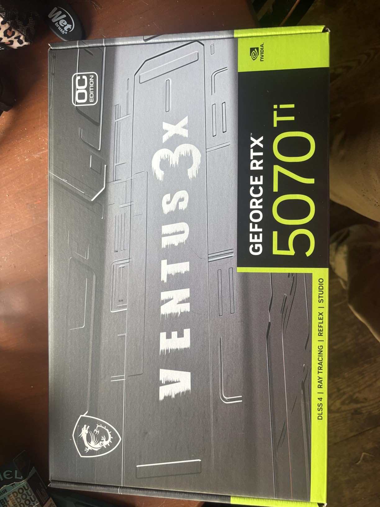 MSI NVIDIA GeForce RTX 5070 Ti 16G Gaming Trio OC Plus Graphics Card - 16 GB GDDR7 (28 GB/s, 256-bit), PCIe 5.0 - TRI FROZR 4 (3 x STORMFORCE Fans) - RGB - HDMI 2.1b, DisplayPort 2.1b customer photo 1