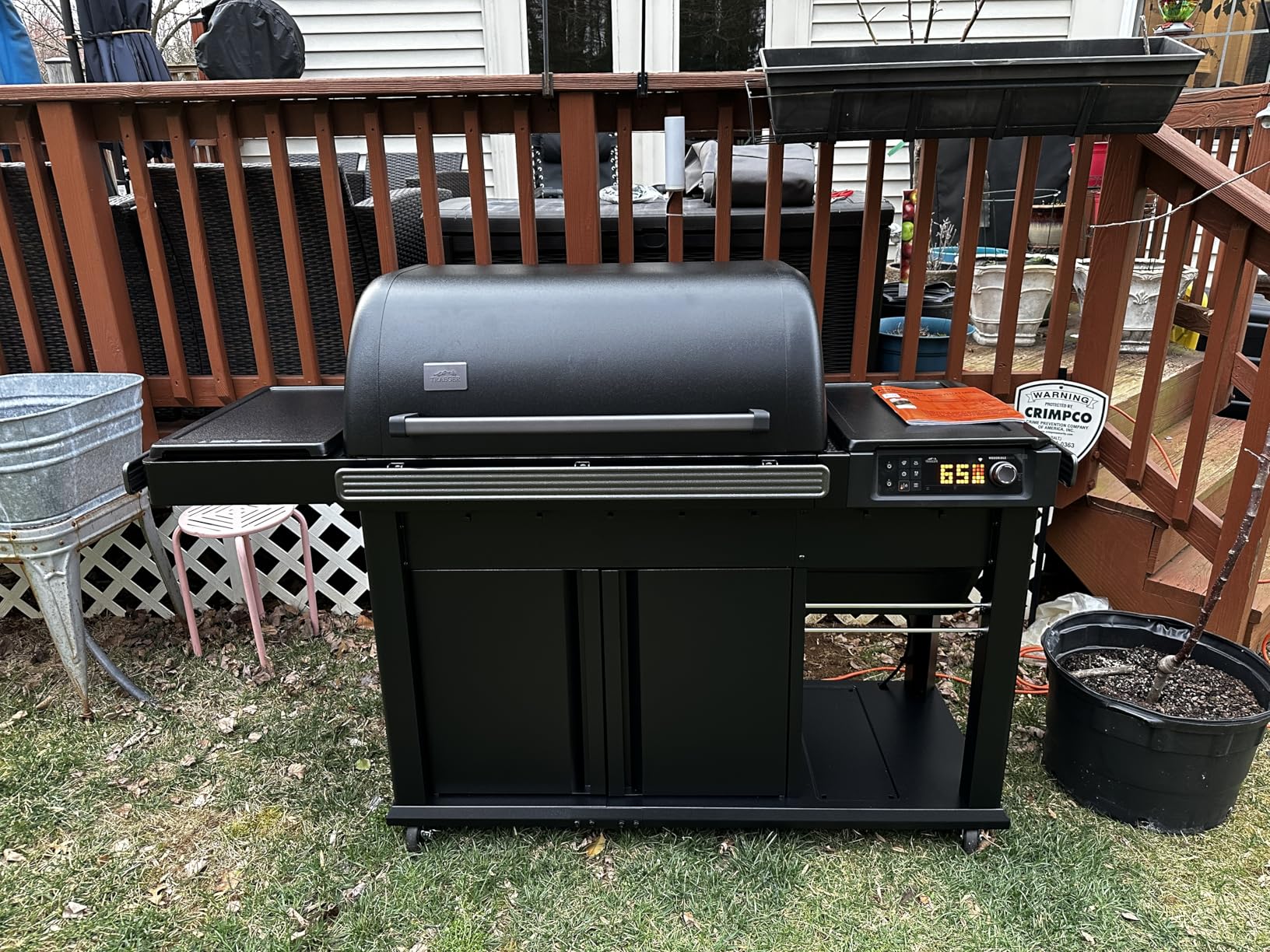 Traeger Grills Woodridge Elite Electric Wood Pellet Grill and Smoker, 970 Sq. in., Side Sear Station, WiFIRE Technology, Super Smoke Mode, Insulated Body, TFC97XLH customer photo 1