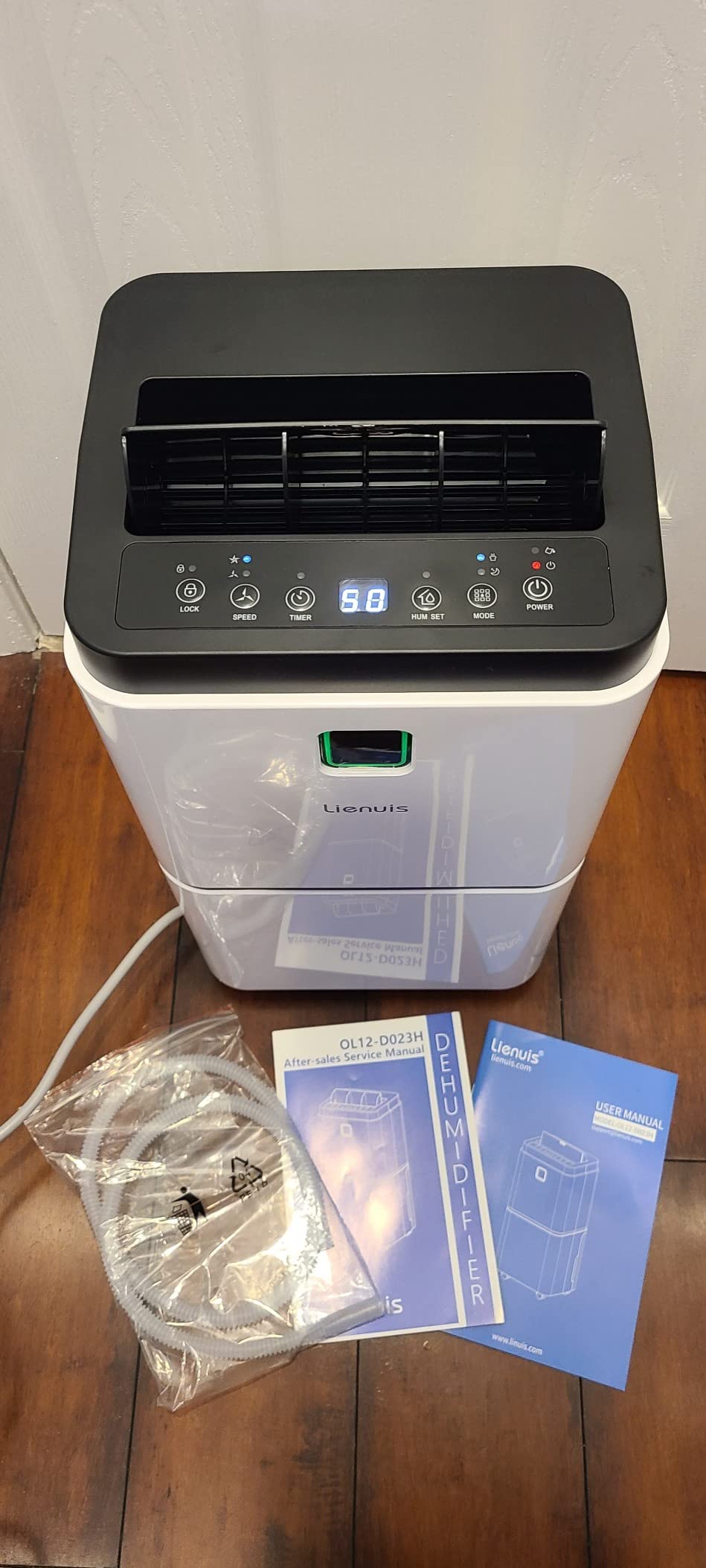 50 Pint Dehumidifier for Large Rooms & Basements, Up to 4,500 Sq.Ft, Automatic Humidity Control with Continuous Drain, Quiet 40dB, 24-Hour Timer, Wheels & Child Lock customer photo 1