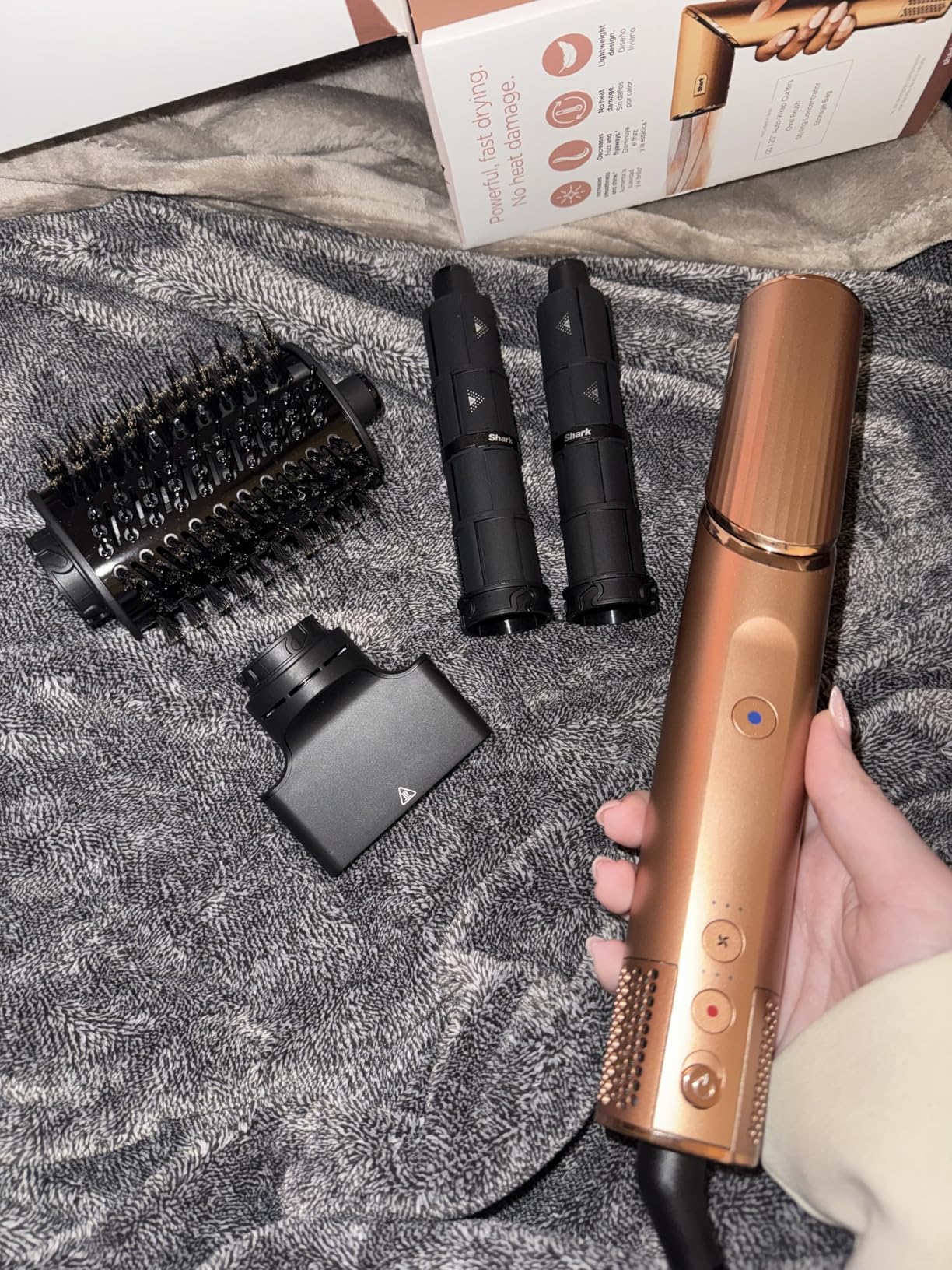 Shark FlexStyle Air Multi-Styler & Drying System (HD433CP) - Copper Special Edition with Storage Bag customer photo 2