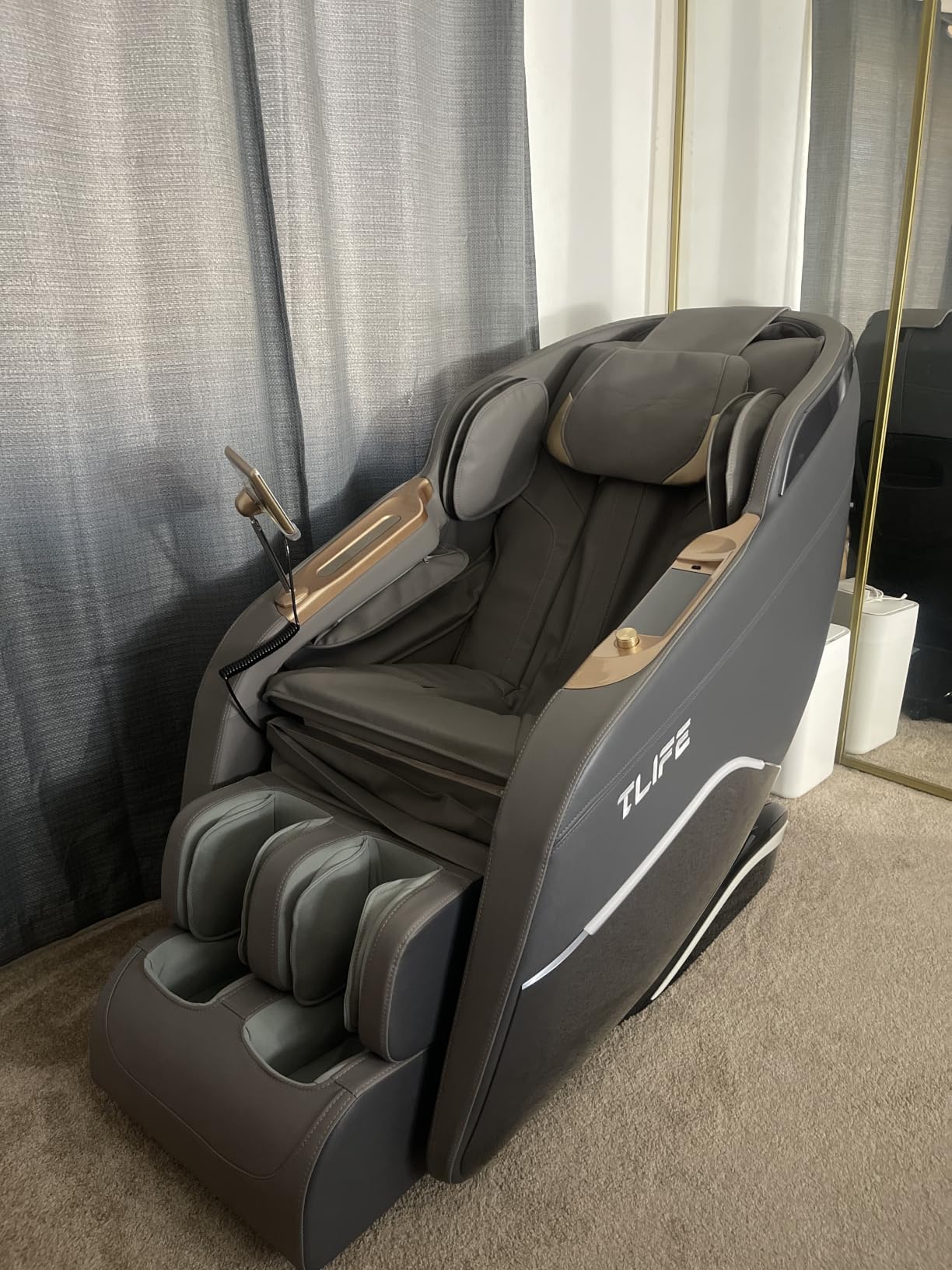 TLIFE Massage Chair Full Body, 160°Zero Gravity Recliner with Body Scan, 50