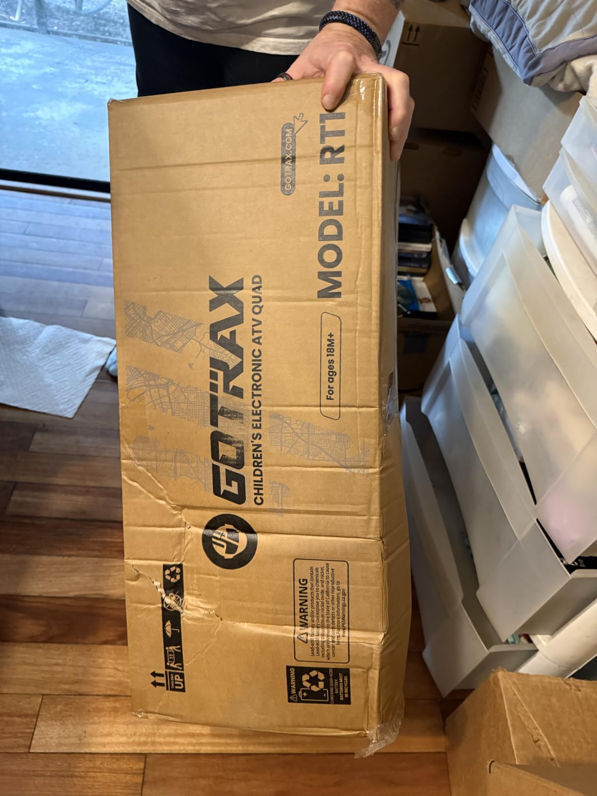 Gotrax RT1 Ride on Toys for Toddlers 1.5-4, Safe 12V Lead-acid Battery up to 80 Minutes, Forward/Reverse 2 Gears, Max 1.5MPH Speed&8