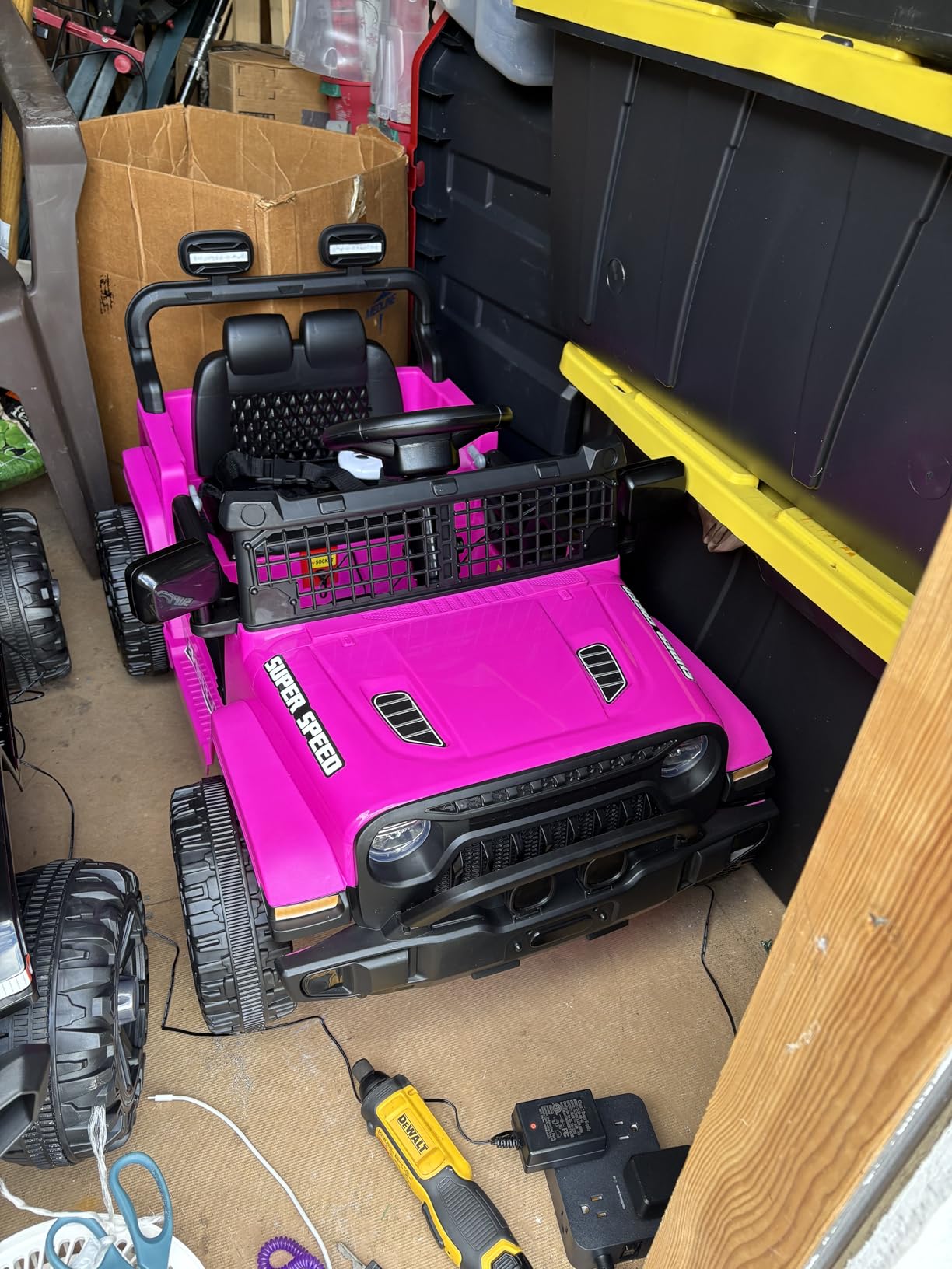 12V Ride on Toys with Parent Remote Control, Toddler Electric Car with Spring Suspension, LED Lights & Music Player - Safe Battery Car for Kids, Easy to Assemble, Pink customer photo 2