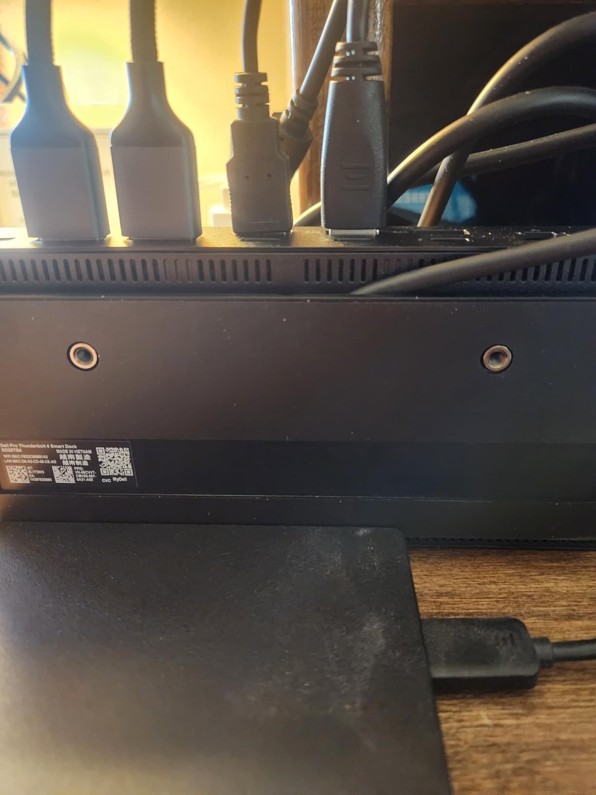 Dell Pro Thunderbolt 4 Smart Dock SD25TB4 - USB-C Station 130W, 4 Displays 4K, 2X DP 1.4, HDMI 2.1, 2X Thunderbolt 4, 2.5GbE, Wi-Fi customer photo 2