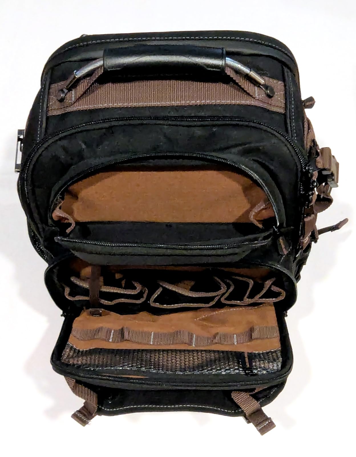WELKINLAND 76Pockets Electrician Tool Backpack, Canvas Electrician Backpack, Hard-Bottom Backpack Tool Bag, Heavy Duty Tool Backpack with Laptop Compartment customer photo 1