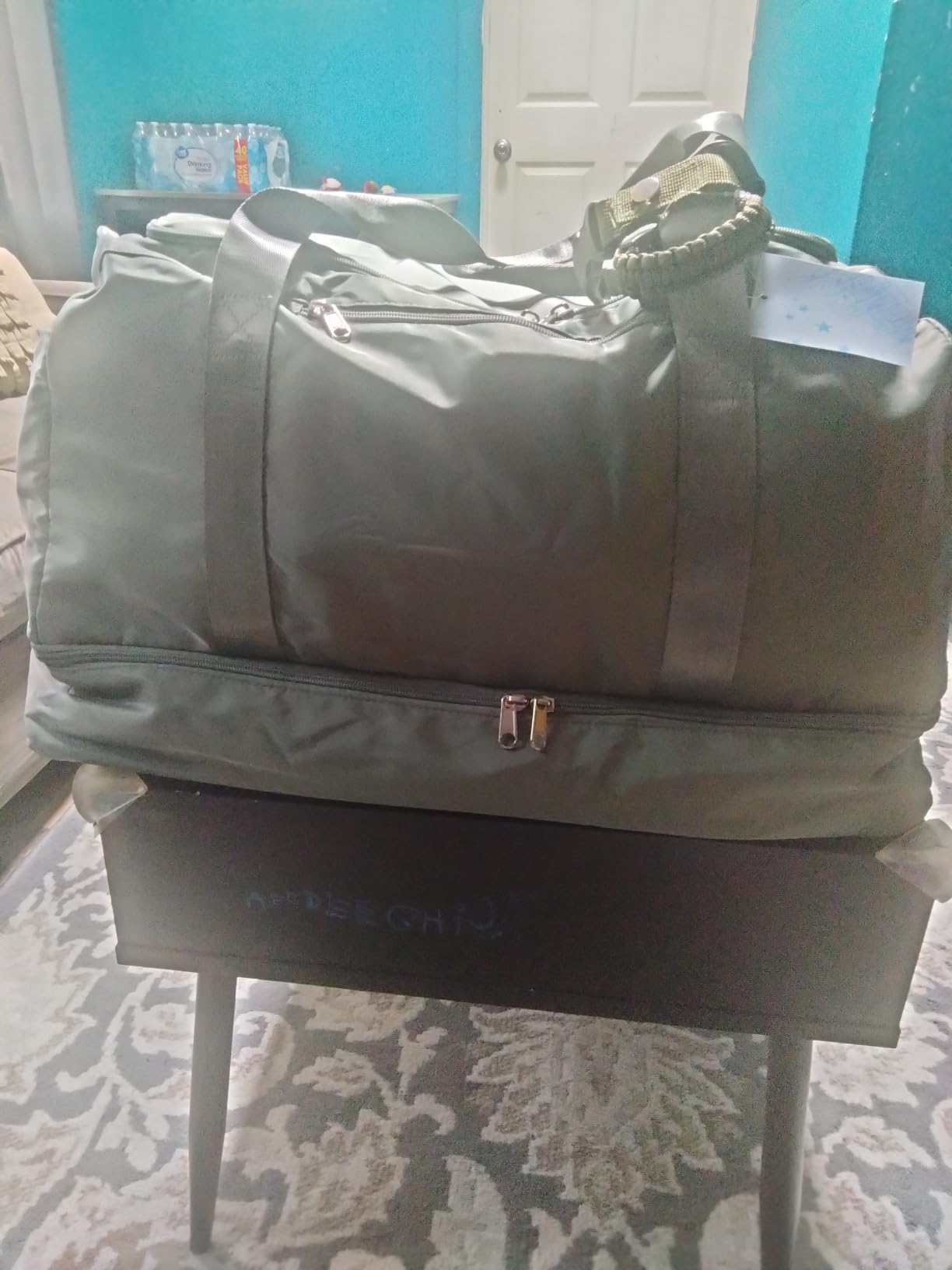 Extra Large Travel Duffle Bag, Carry on Overnight Weekend Bag with Shoes Compartment, Weekender Bags for Women for Travel Business Trips Sport Hospital customer photo 1