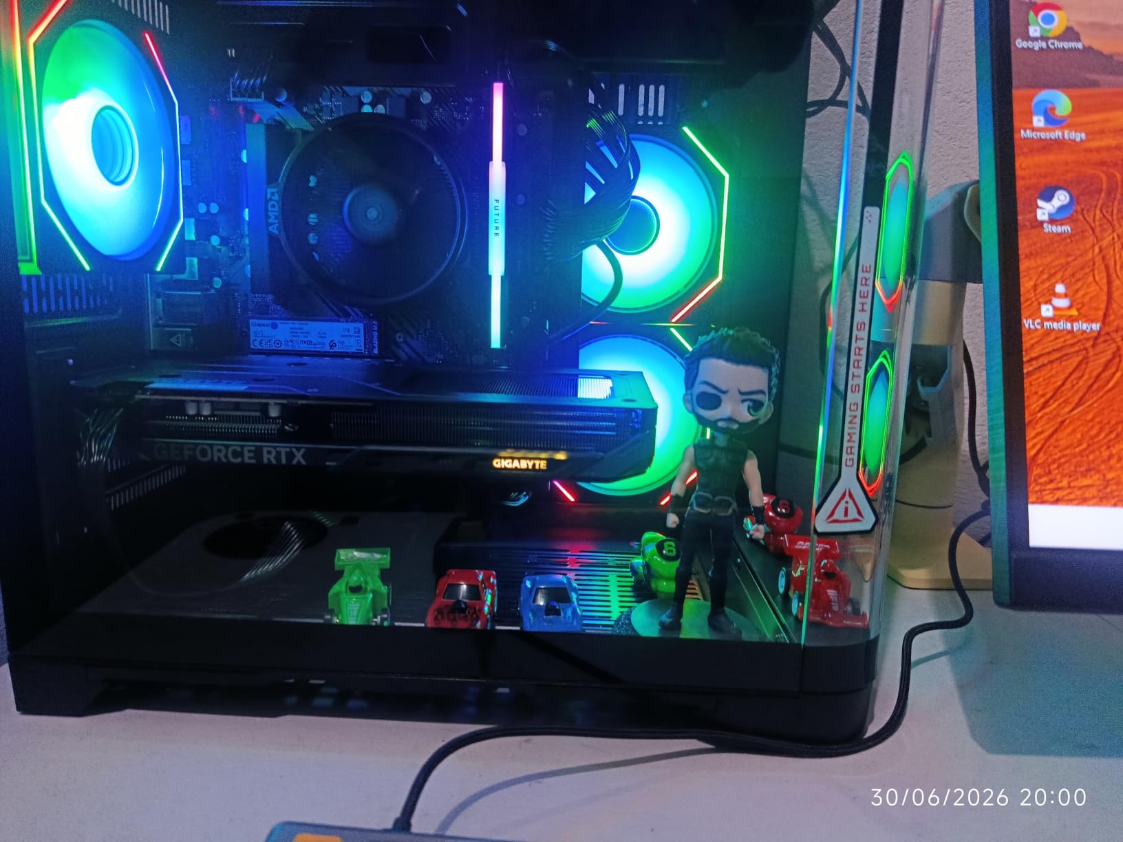 GIGABYTE GeForce RTX 5060 Gaming OC 8G Graphics Card, 8GB 128-bit GDDR7, PCIe 5.0, WINDFORCE Cooling System, Made by NVIDIA, GV-N5060GAMING OC-8GD customer photo 1