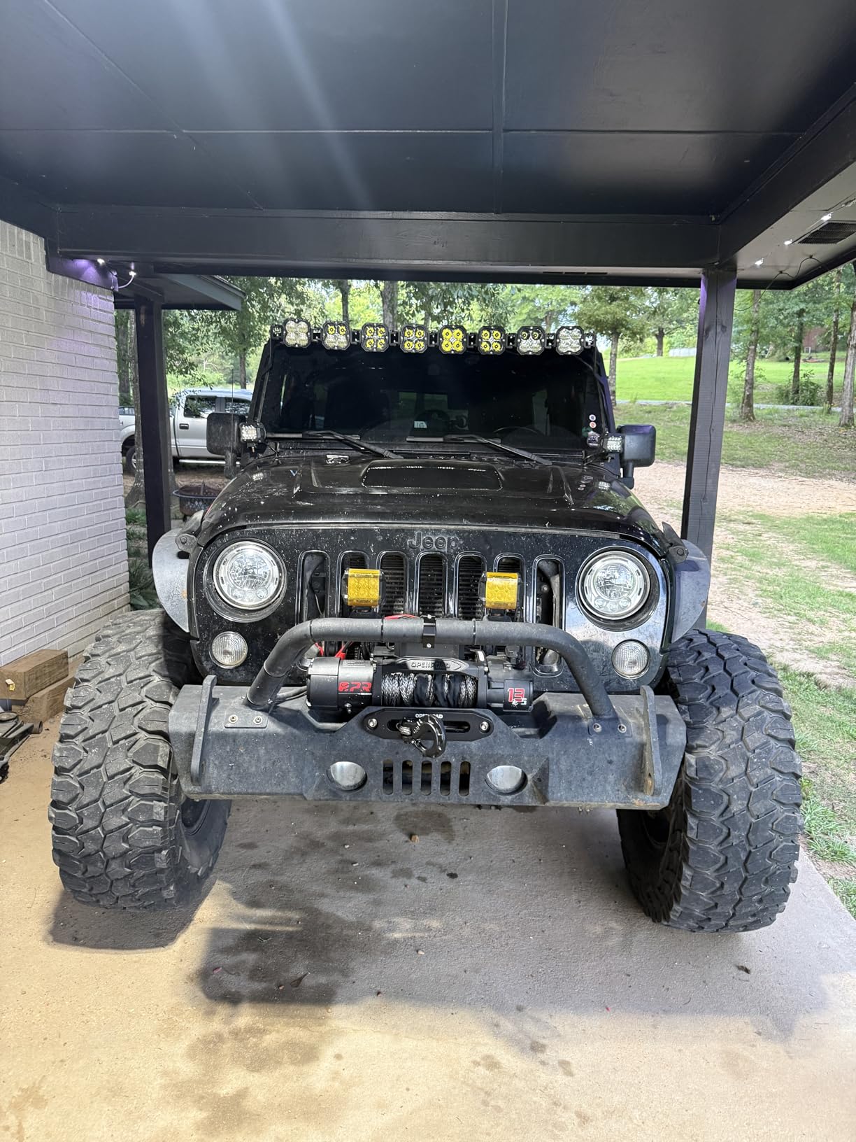 Willpower 52 inch 240W Straight Curved Adjustable & Linkable LED Light Bar with Wiring, Spot Flood Beam Off Road 4X4 Driving Fog Lights for 12V 24V Vehicle 4WD Car ATV UTV SUV Truck Tractor Trailer customer photo 1