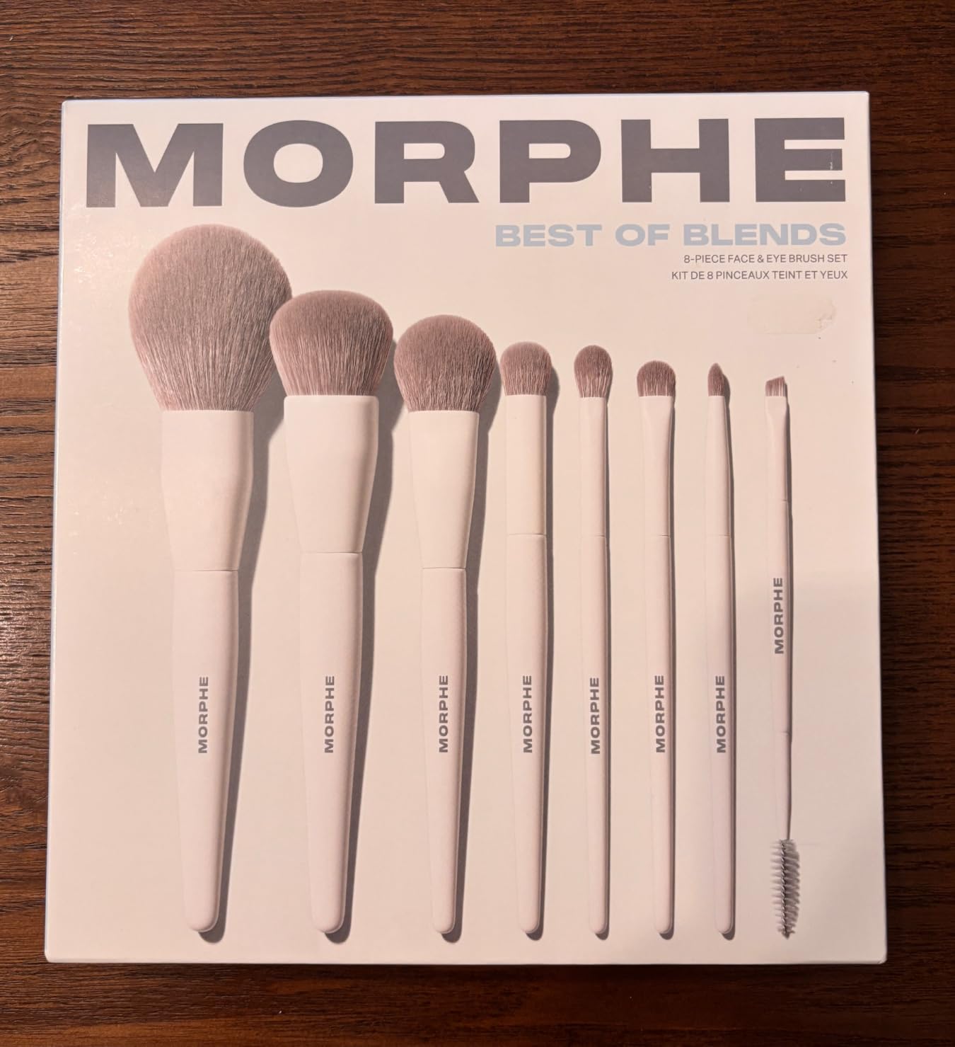 Morphe Best of Blends 8 Piece Makeup Brush Set - Face and Eye Makeup Brushes for Foundation, Concealer, Powder, Blush, Eyeshadow & Brows - Professional Brush Kit customer photo 2