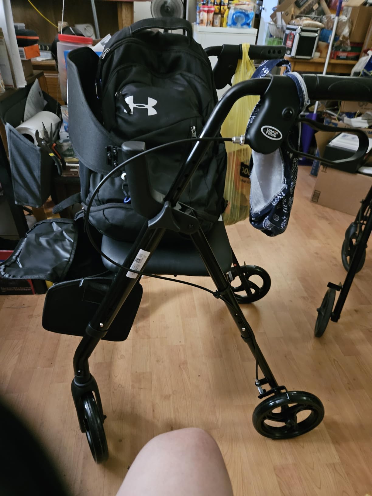VOCIC Z21 Rollator Walker for Seniors with Seat, 8
