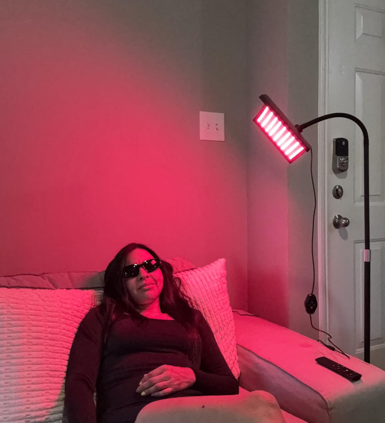 Red Light Therapy for Body Face Infrared Light Therapy for Body with 660nm & 850nm Near Infrared LED Red Light Therapy Large Panel at Home customer photo 2