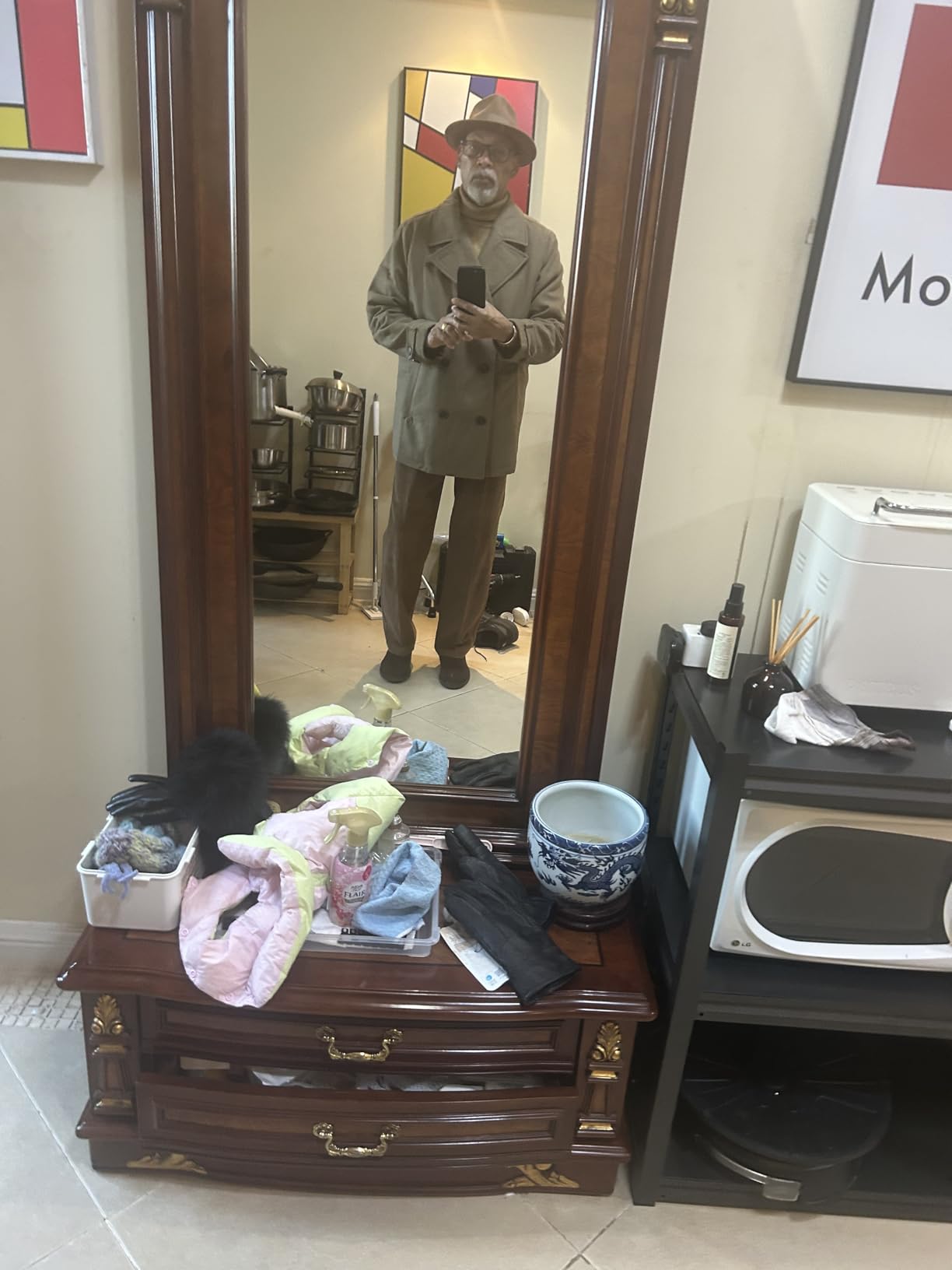 Men's Wool Blend Peacoat customer photo 1