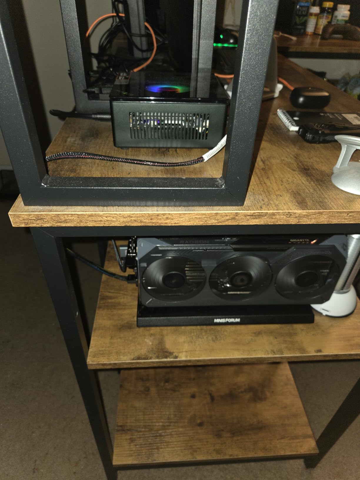 GMKtec Gaming Mini PC Ryzen 7640HS (Beats 6800H/6800U) 16GB DDR5 512GB NVMe SSD Dual NIC LAN 2.5GbE /WiFi 6E BT5.2 /USB4 Desktop Computers Office Home M6 Ultra customer photo 2
