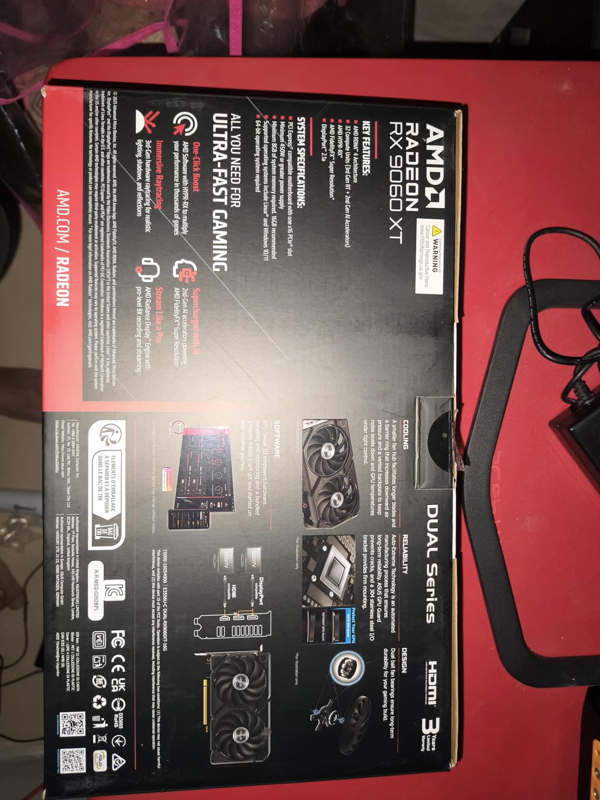 ASUS Dual Radeon RX 9060 XT 16GB GDDR6 Graphics Card customer photo 1