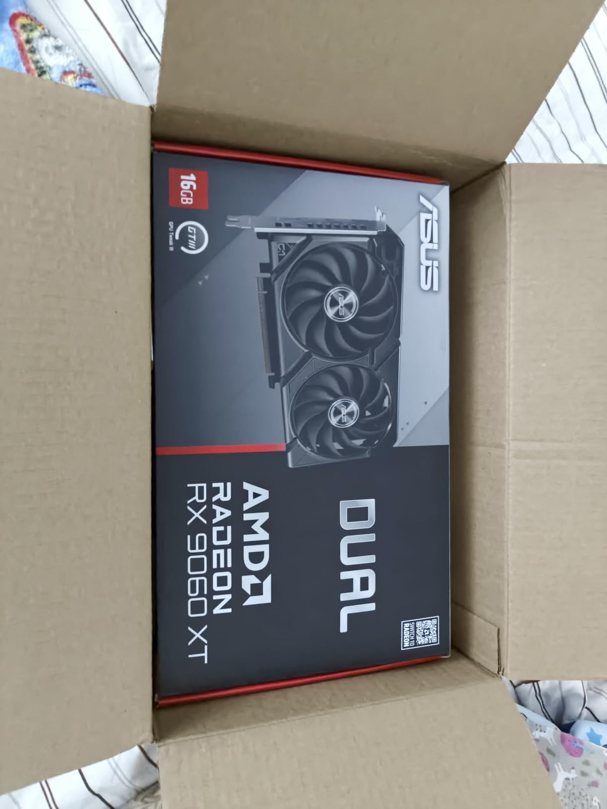 ASUS Dual Radeon RX 9060 XT 16GB GDDR6 Graphics Card customer photo 2